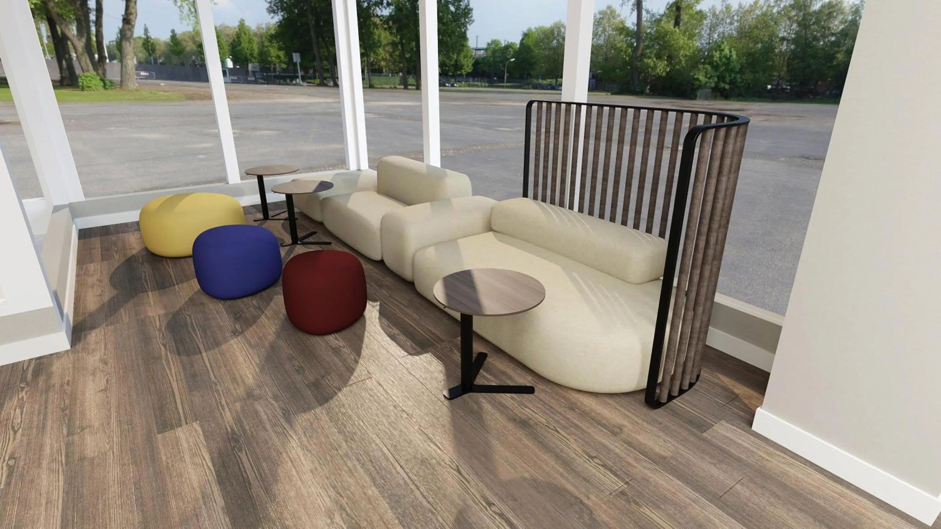 Seating area in Clarion Pointe Rhinelander Downtown