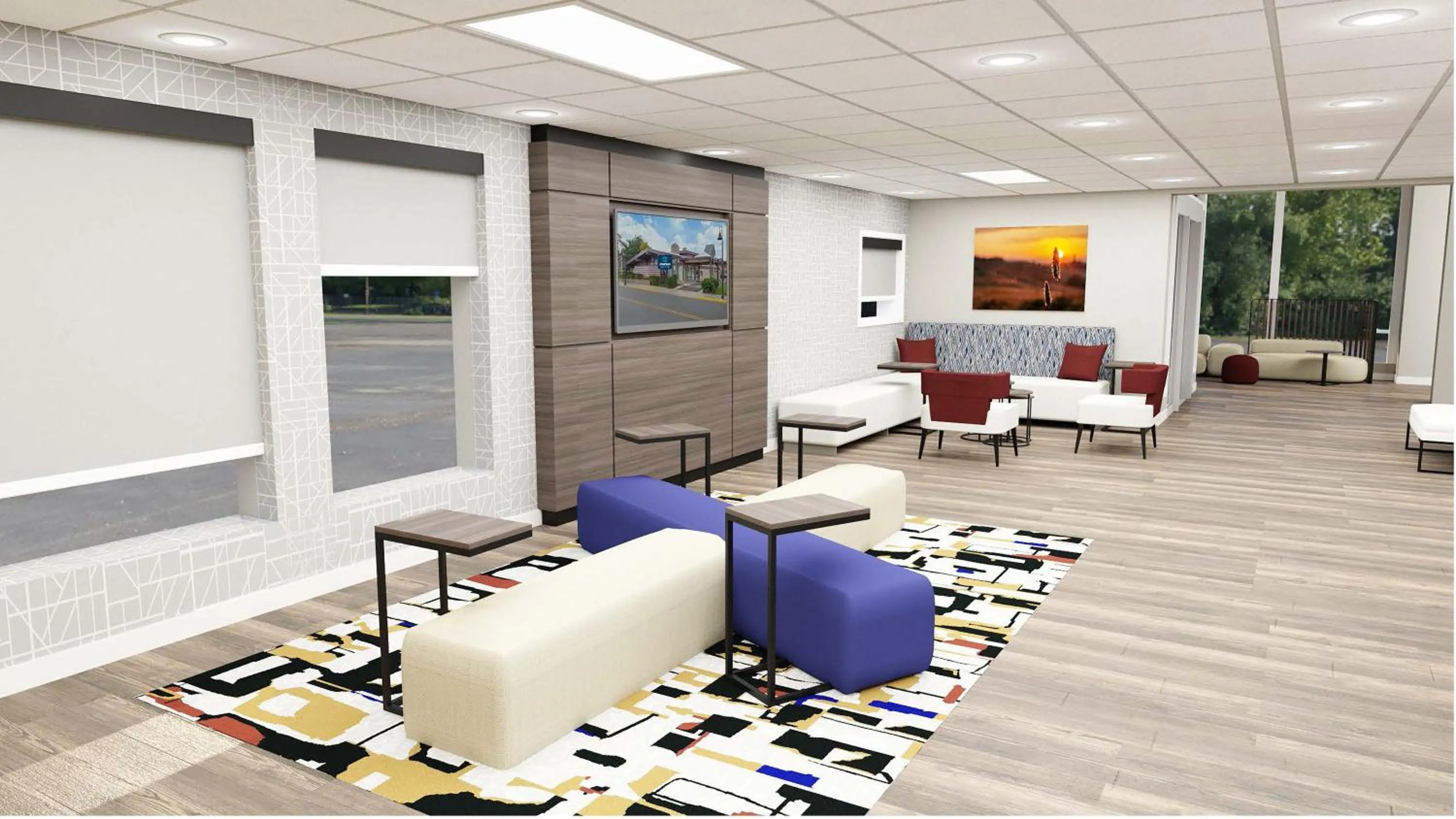 Lobby or reception in Clarion Pointe Rhinelander Downtown