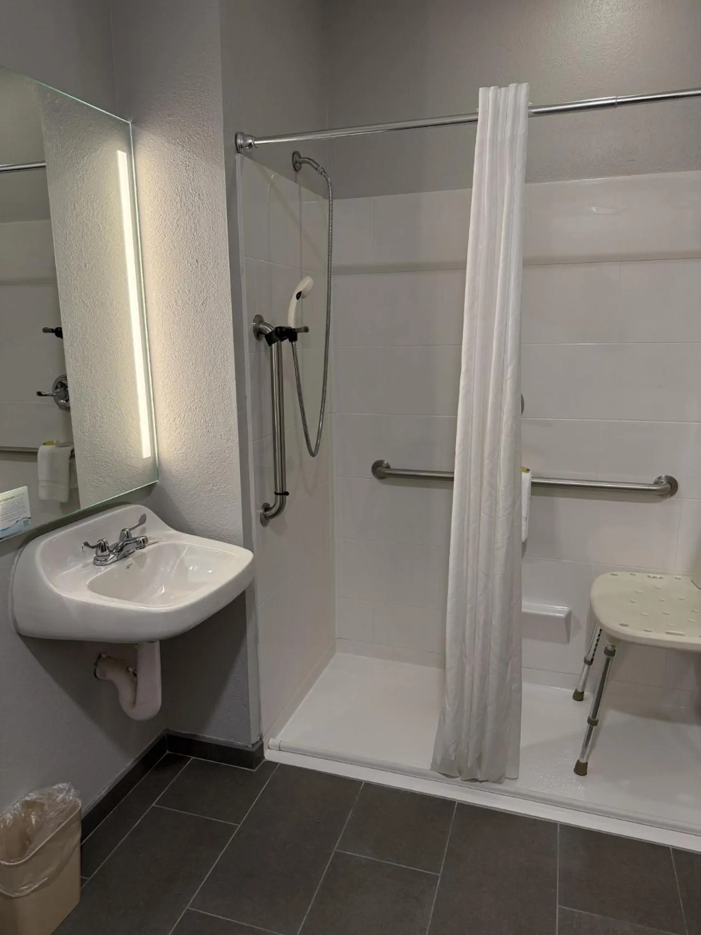 Bathroom in Microtel Inn & Suites by Wyndham Wheeling at The Highlands