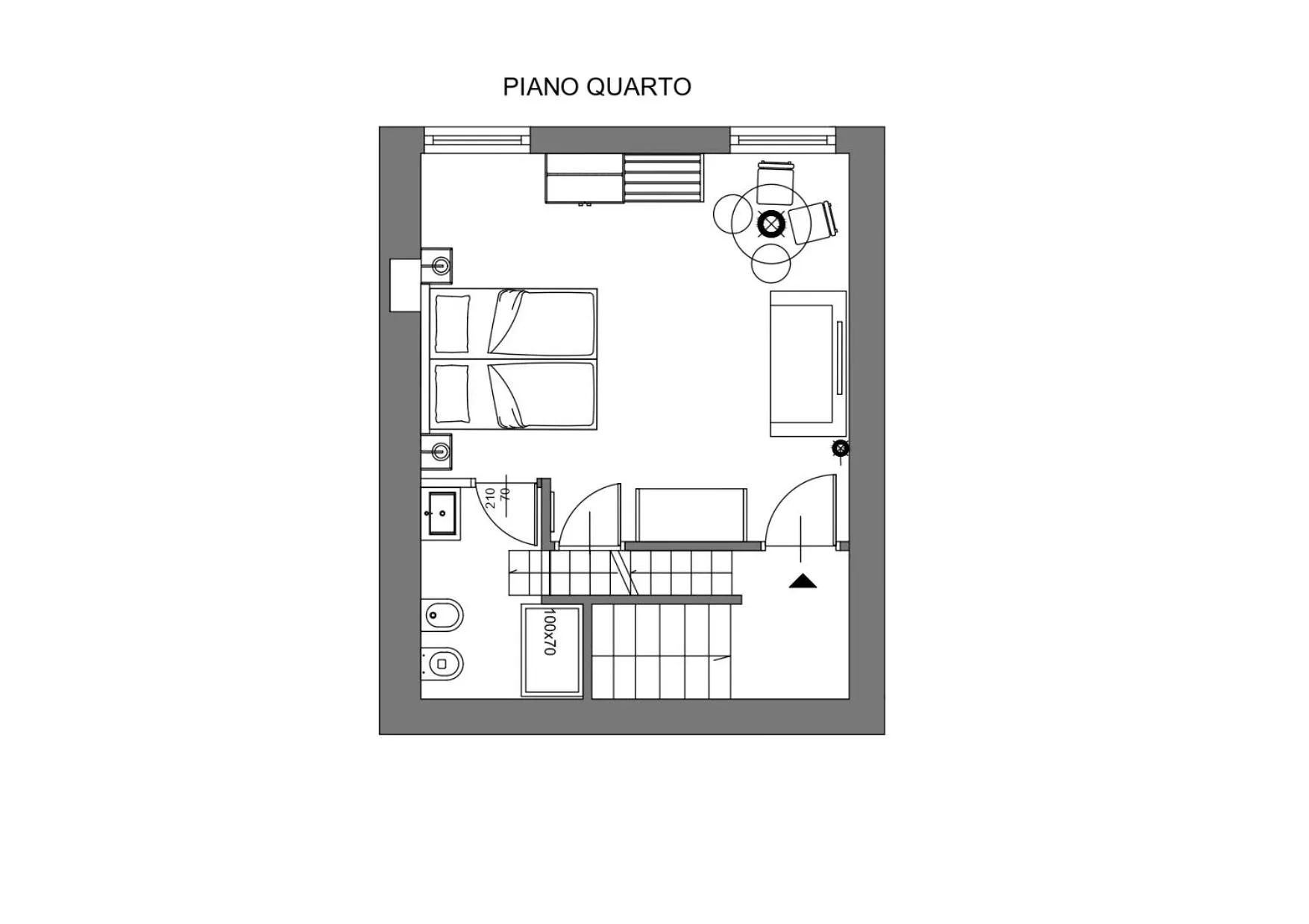Floor plan in Maison d'Art Apartments - Maison d'Art Collection