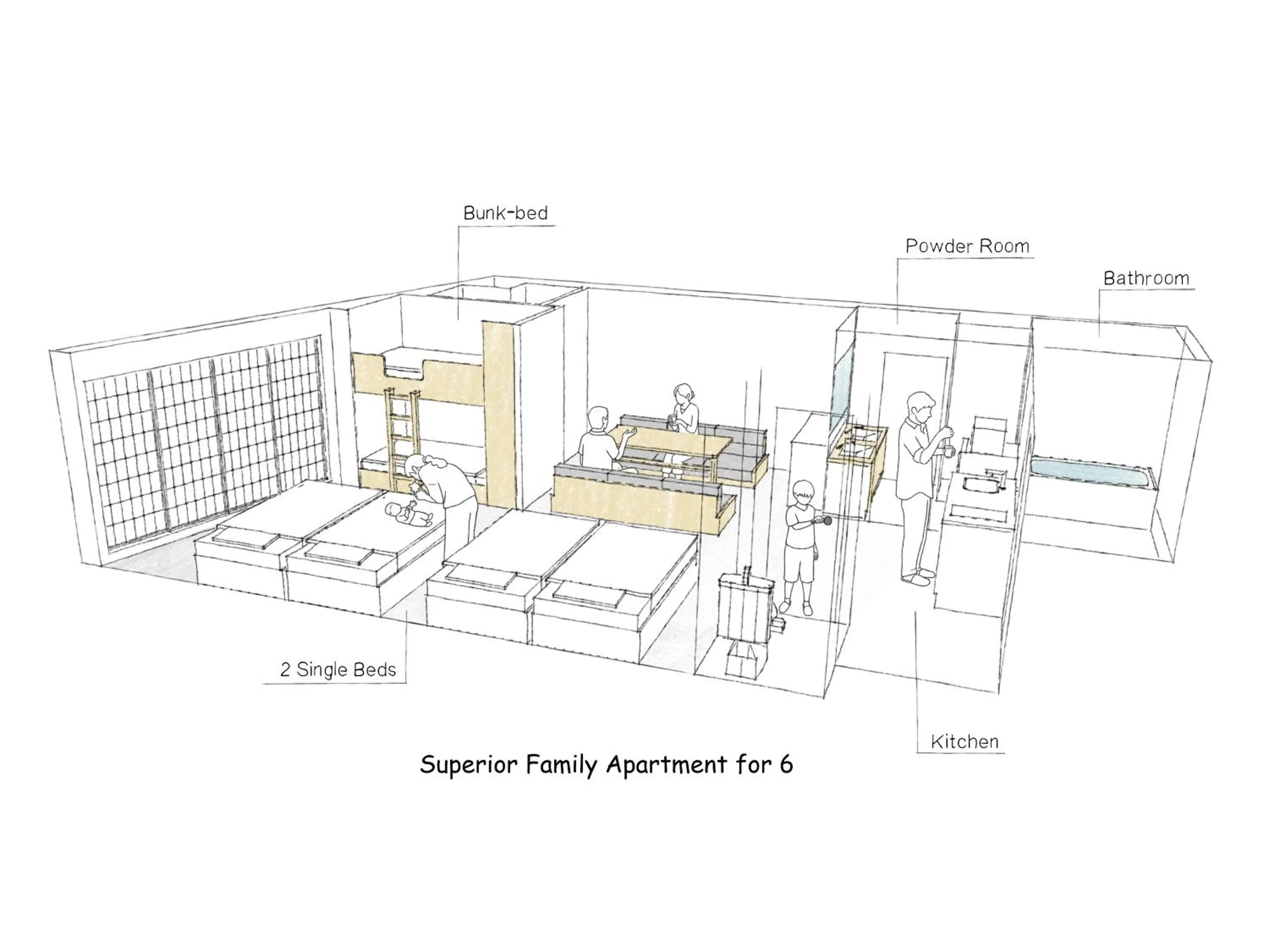 Floor plan in MIMARU Tokyo Ginza East