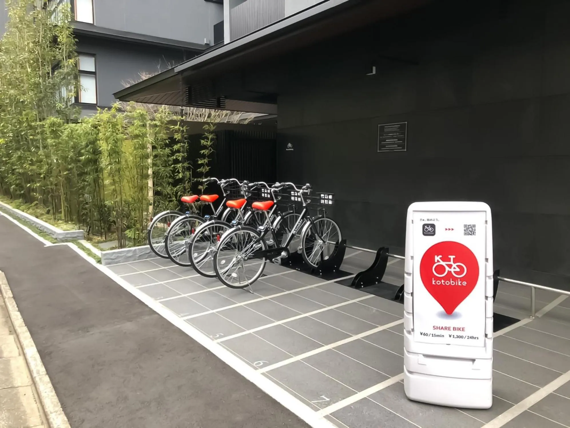Cycling in MIMARU Kyoto Kawaramachi Gojo