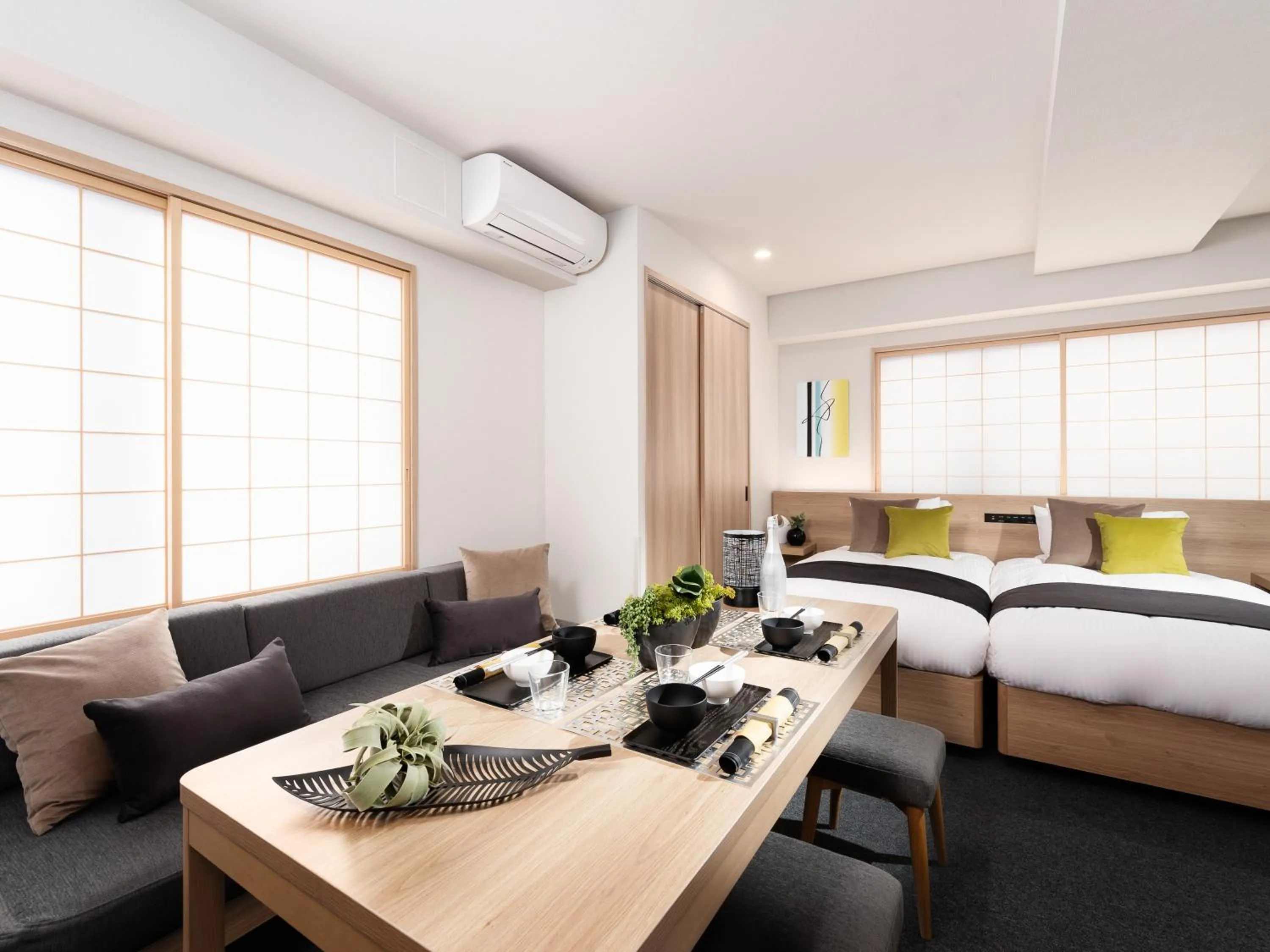 Bed in MIMARU Tokyo Ueno Okachimachi