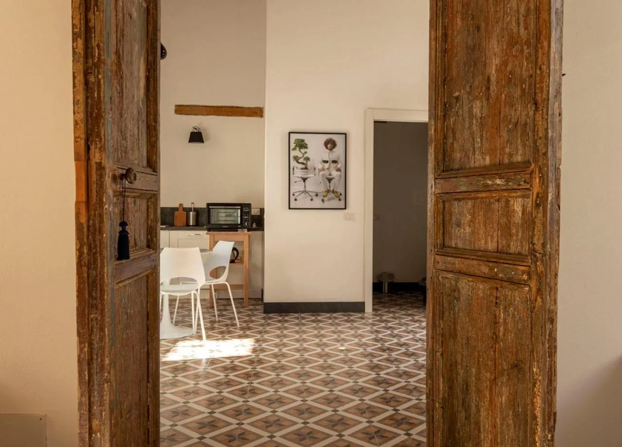 Kitchen or kitchenette in Isabella di Castiglia Apartments