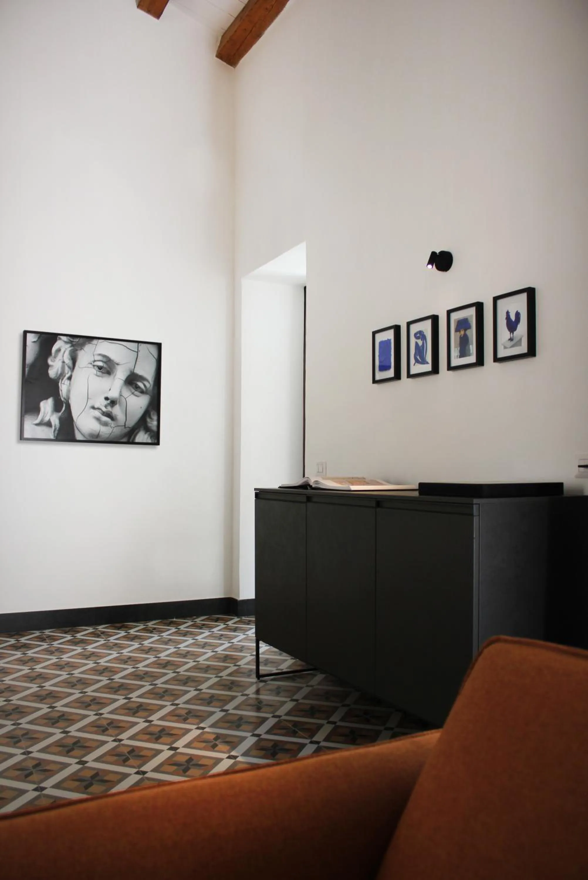 Living room in Isabella di Castiglia Apartments