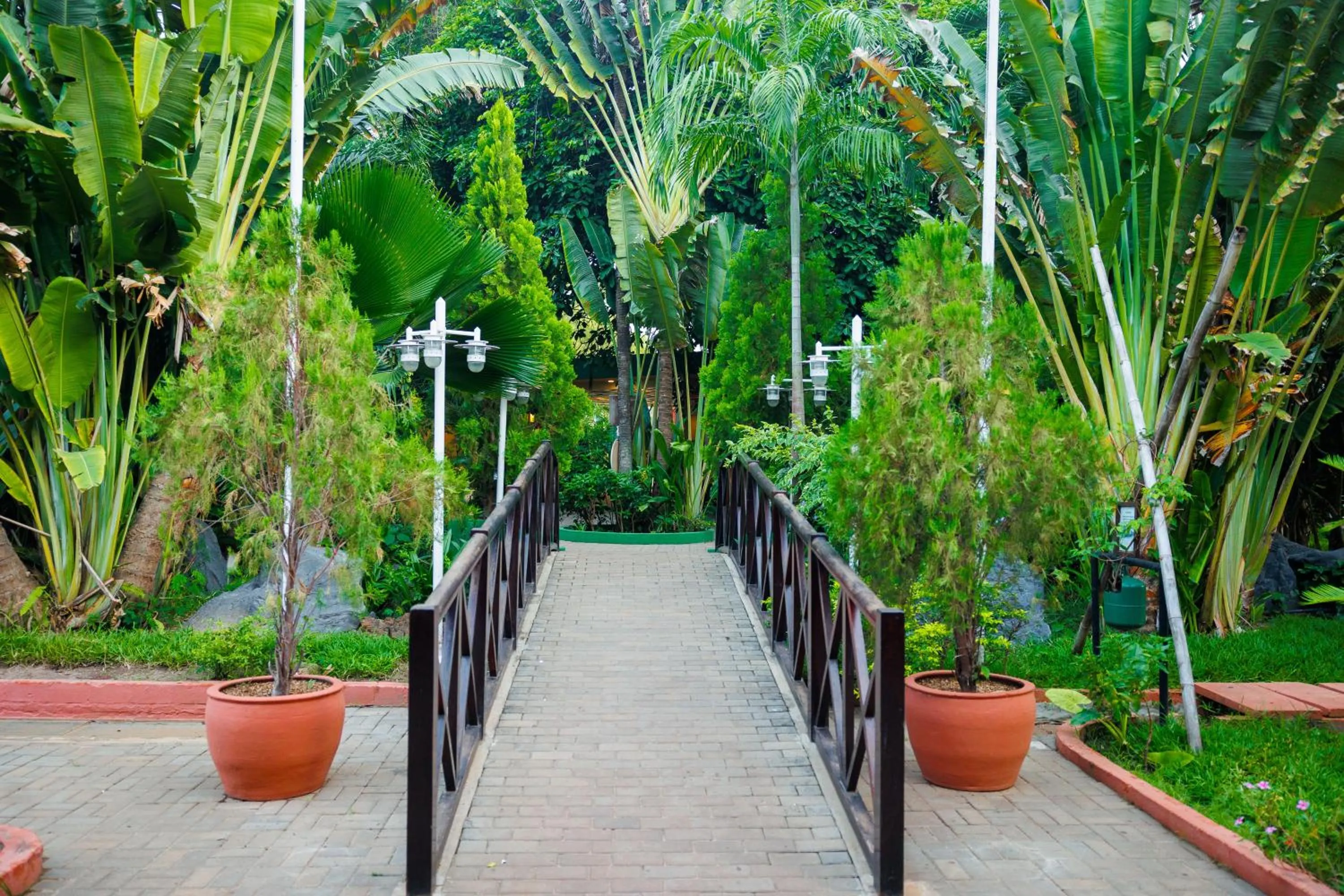 Facade/entrance in Senegambia Beach Hotel
