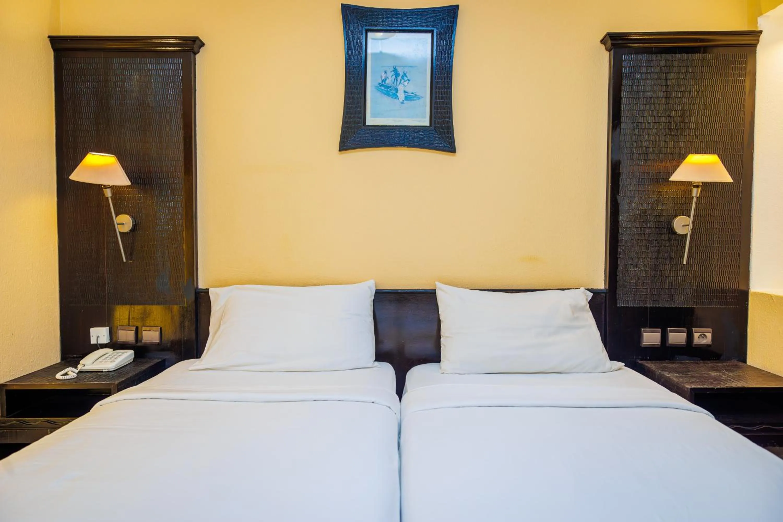 Bed in Senegambia Beach Hotel