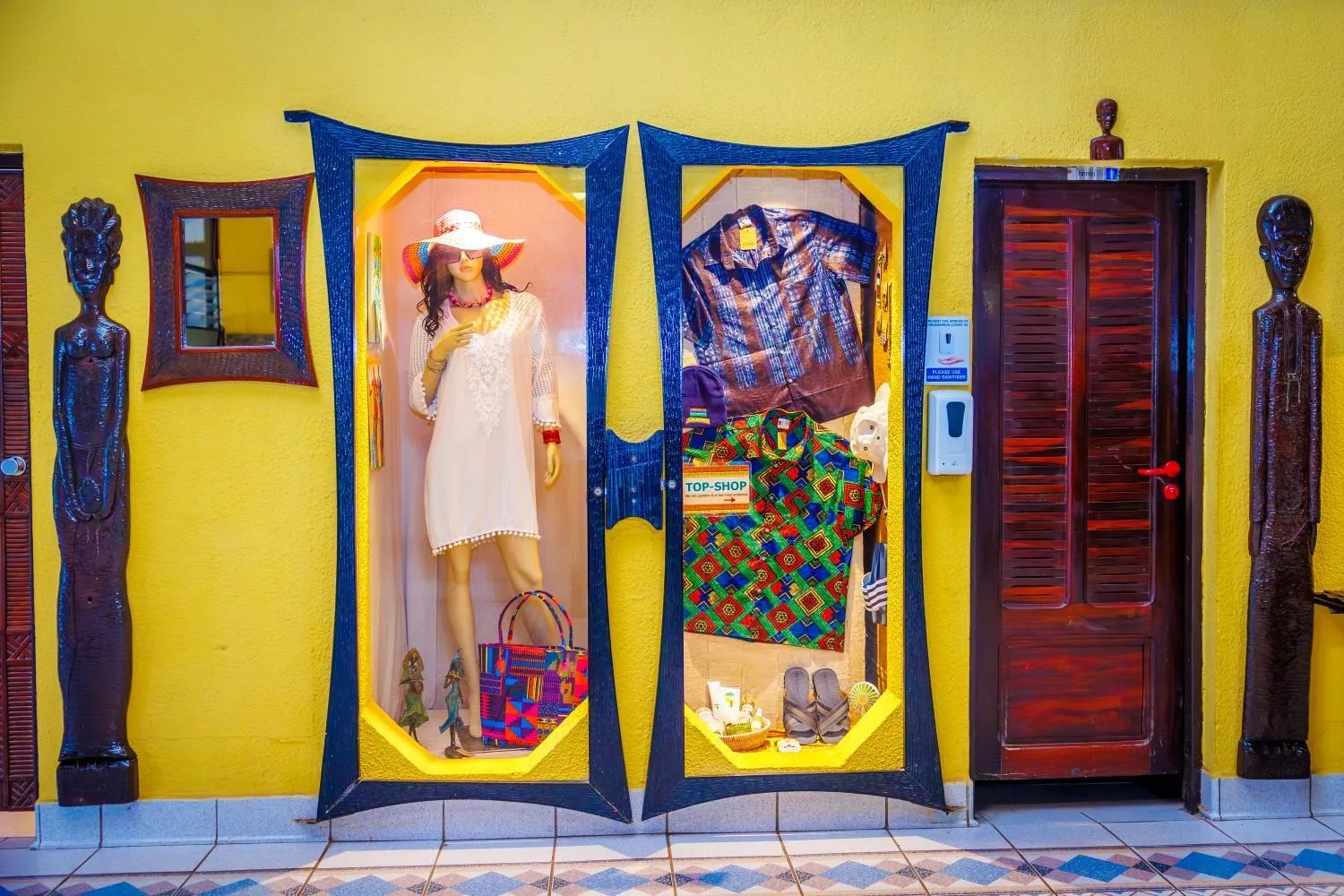 Shopping Area in Senegambia Beach Hotel