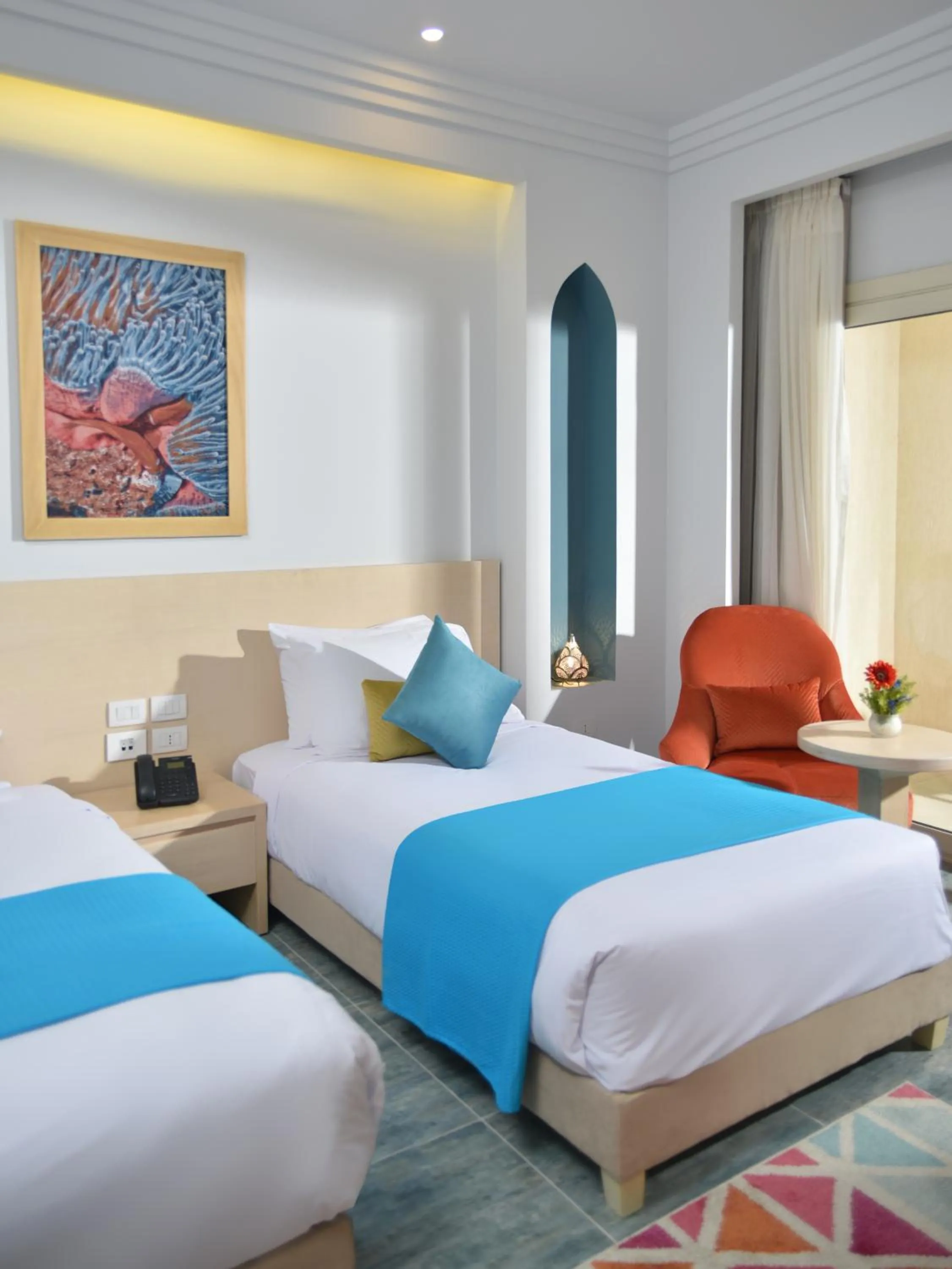 Bed in Hotelux La Playa Alamein