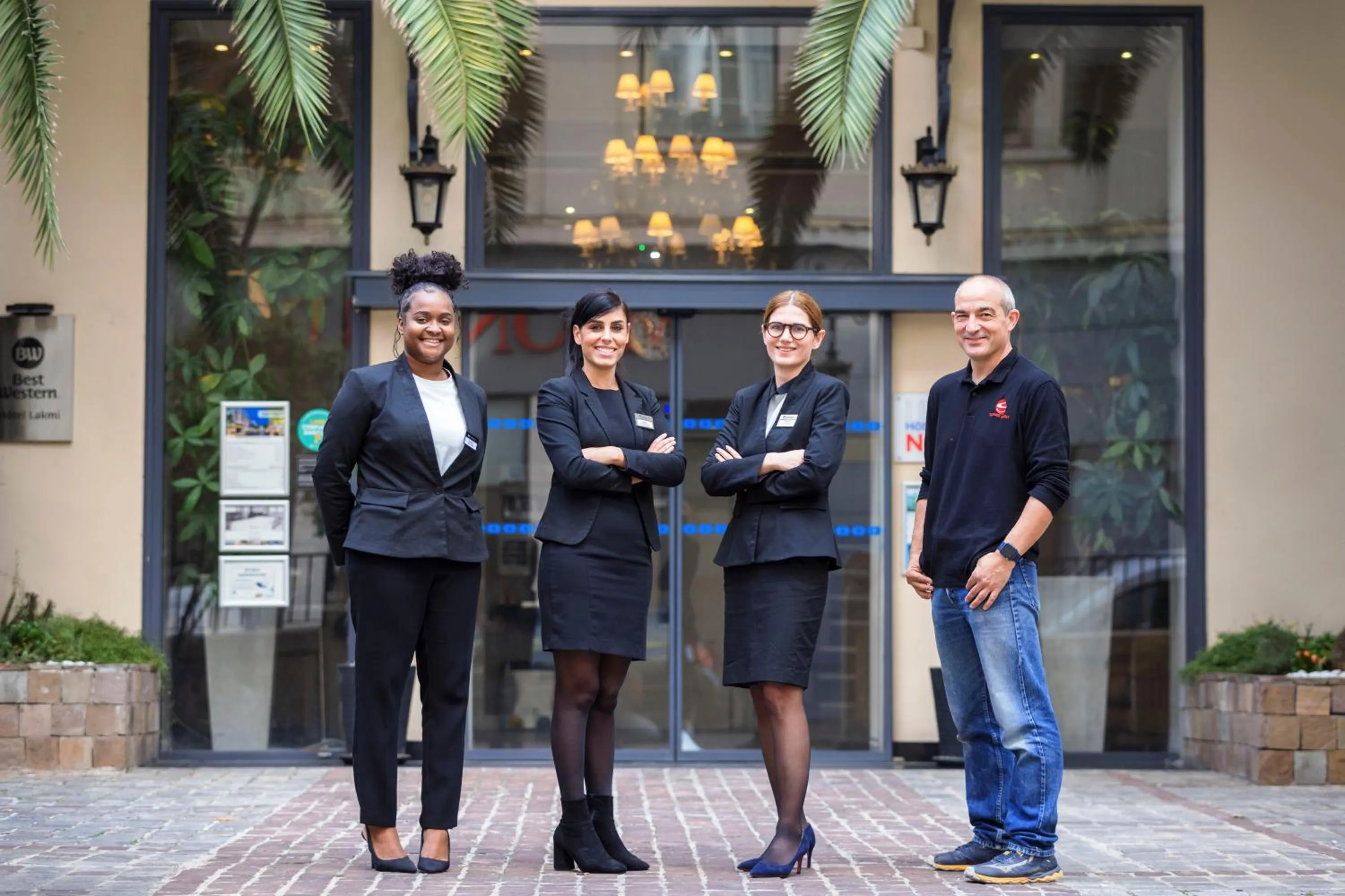 Staff in Best Western Hotel Lakmi Nice