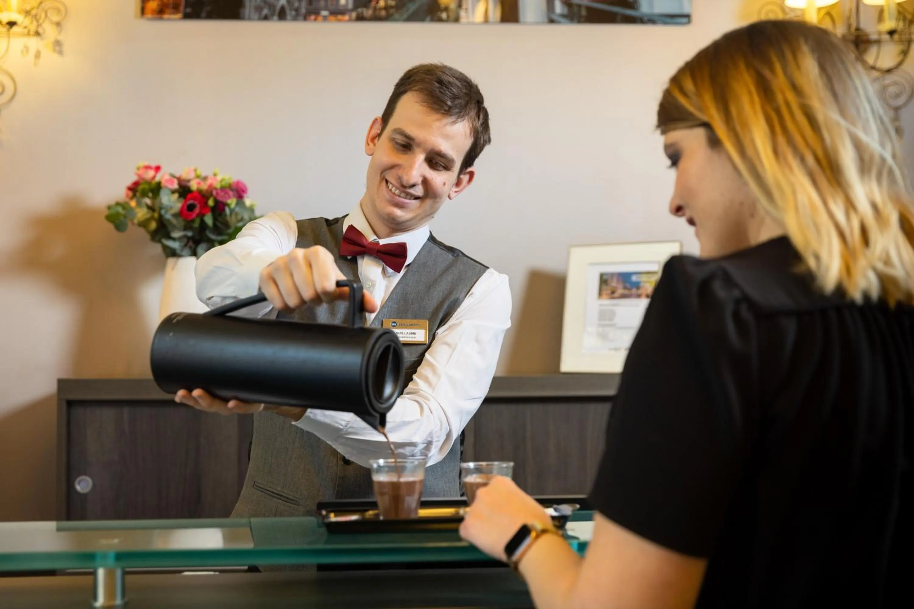 Staff in Best Western Hotel Lakmi Nice