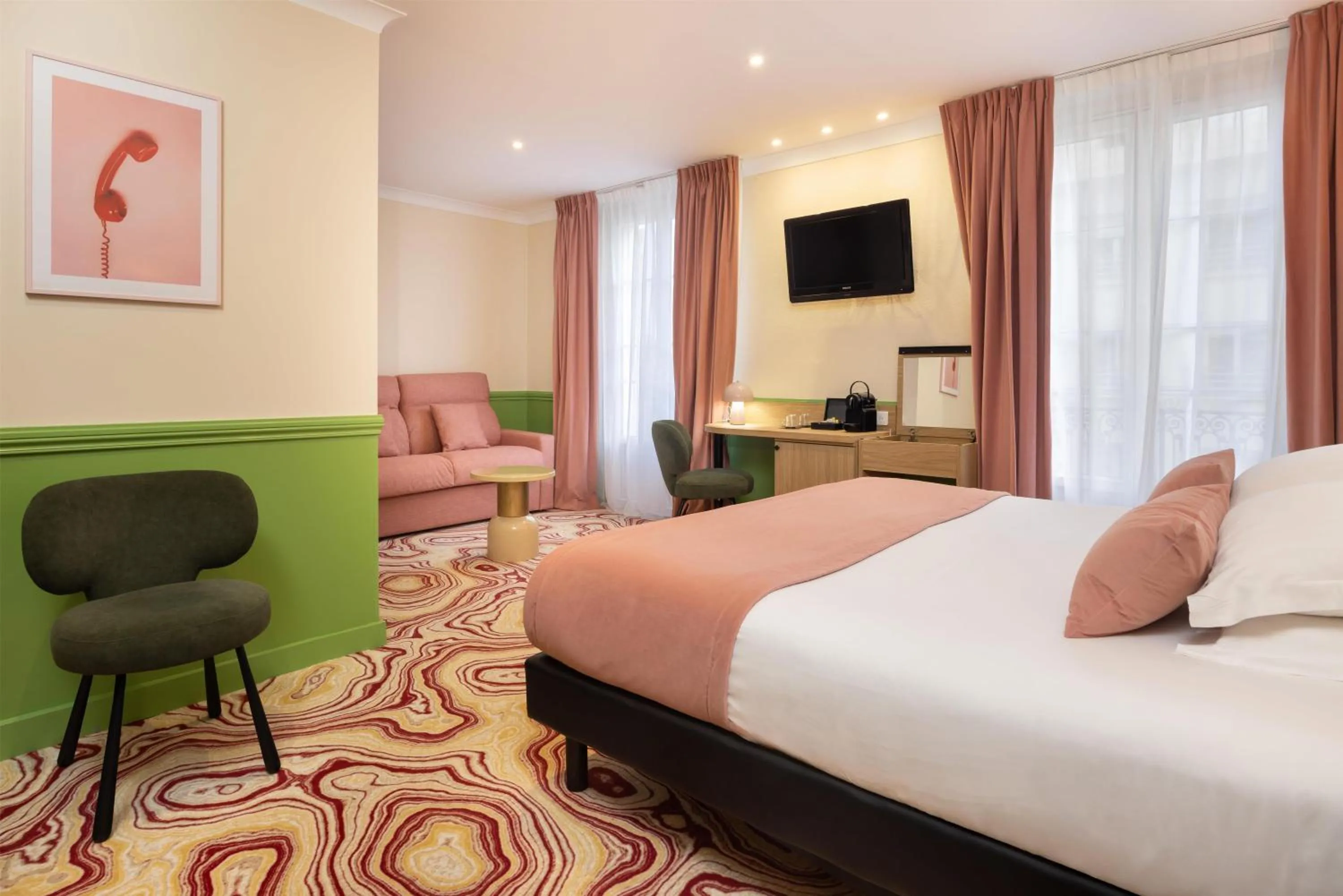 Bedroom, Bed in Best Western Hotel Lakmi Nice