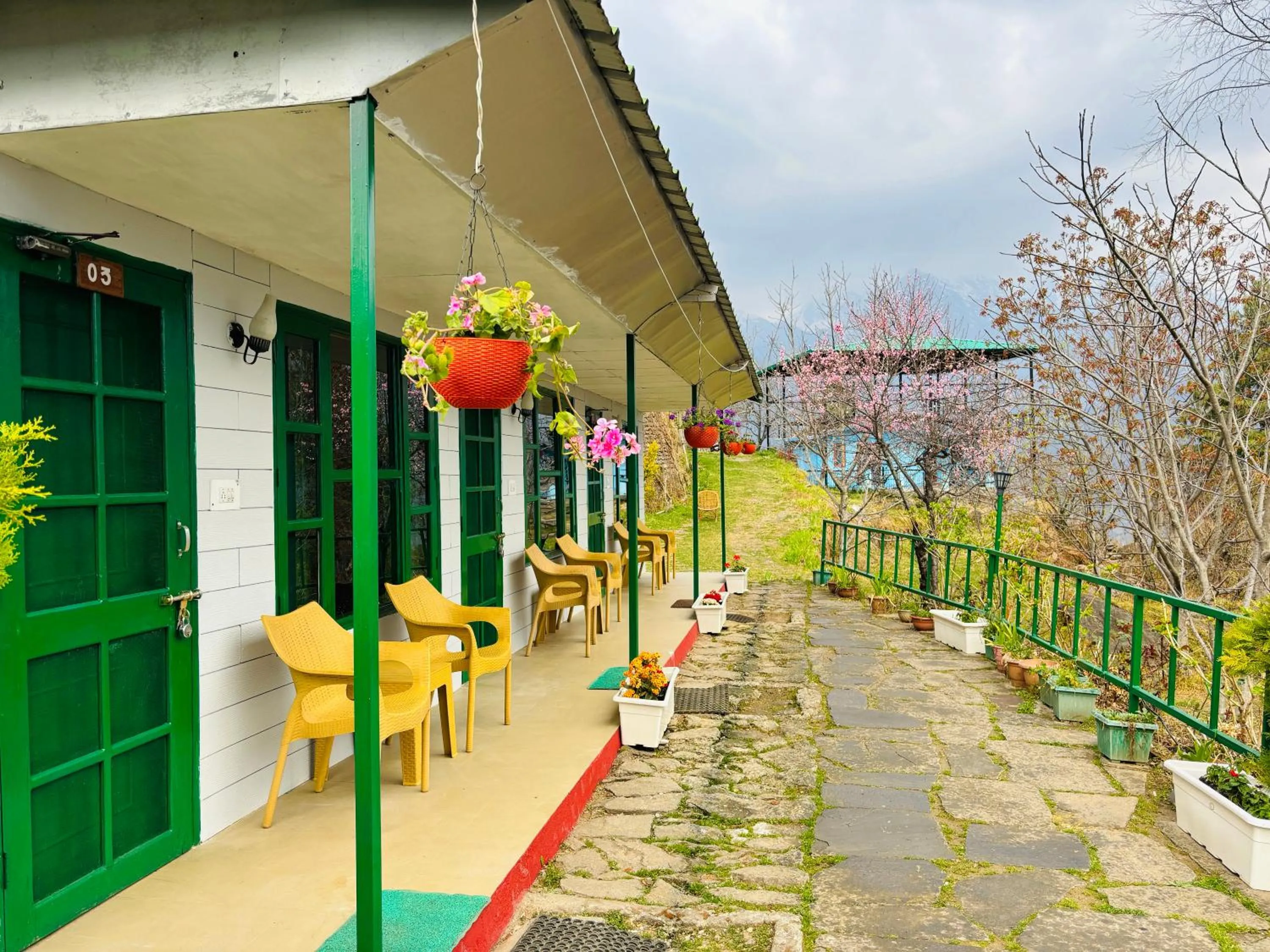 View (from property/room) in Himalayan High, Auli, By Himalayan Eco Lodges