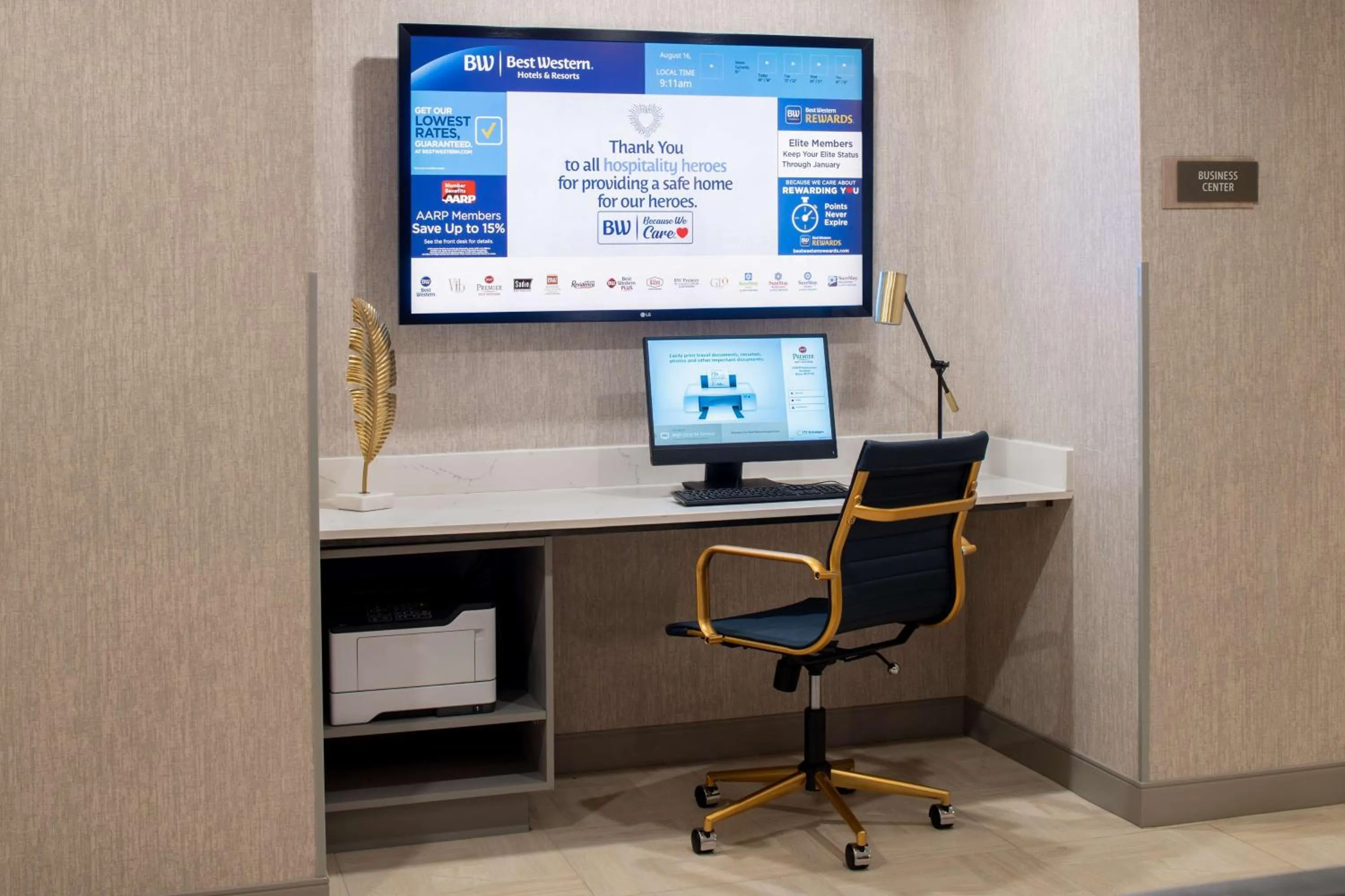 On site in Best Western Premier Keizer Salem Hotel