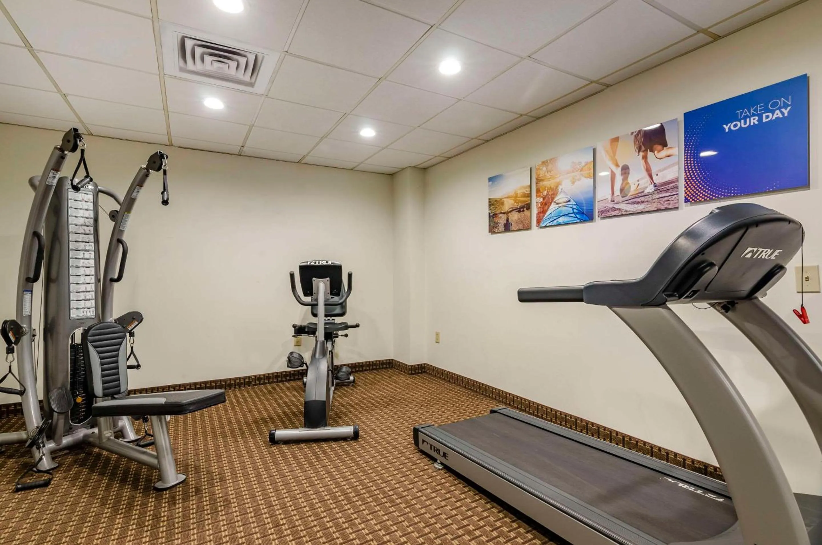 Fitness centre/facilities in Comfort Inn & Suites Raphine - Lexington near I-81 and I-64