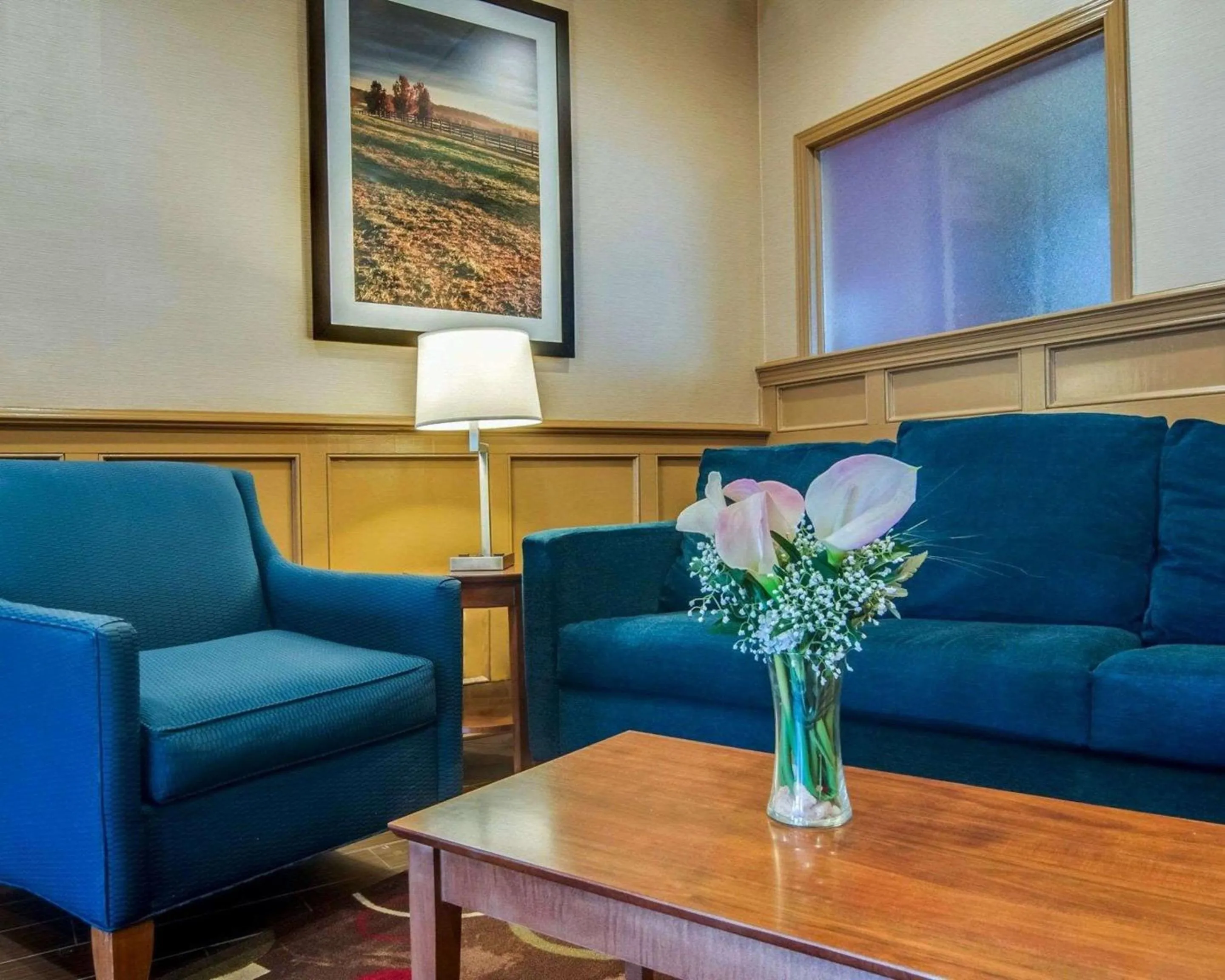Lobby or reception in Comfort Inn & Suites Raphine - Lexington near I-81 and I-64
