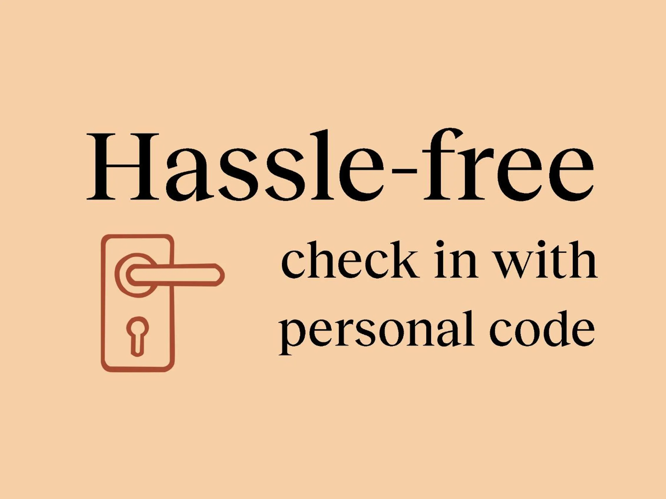 Text overlay in Rosenborg Hotel Apartments