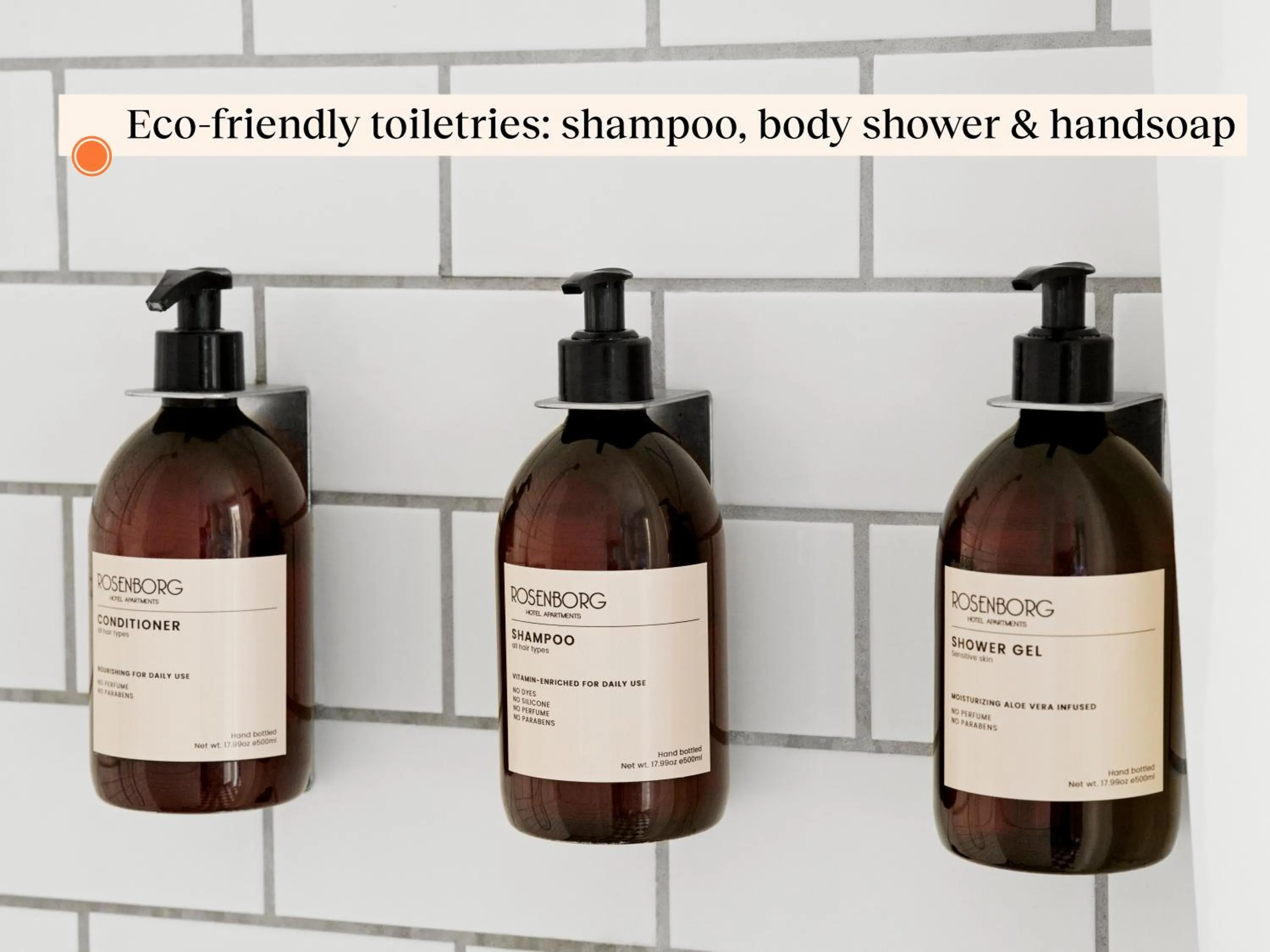 Bathroom in Rosenborg Hotel Apartments