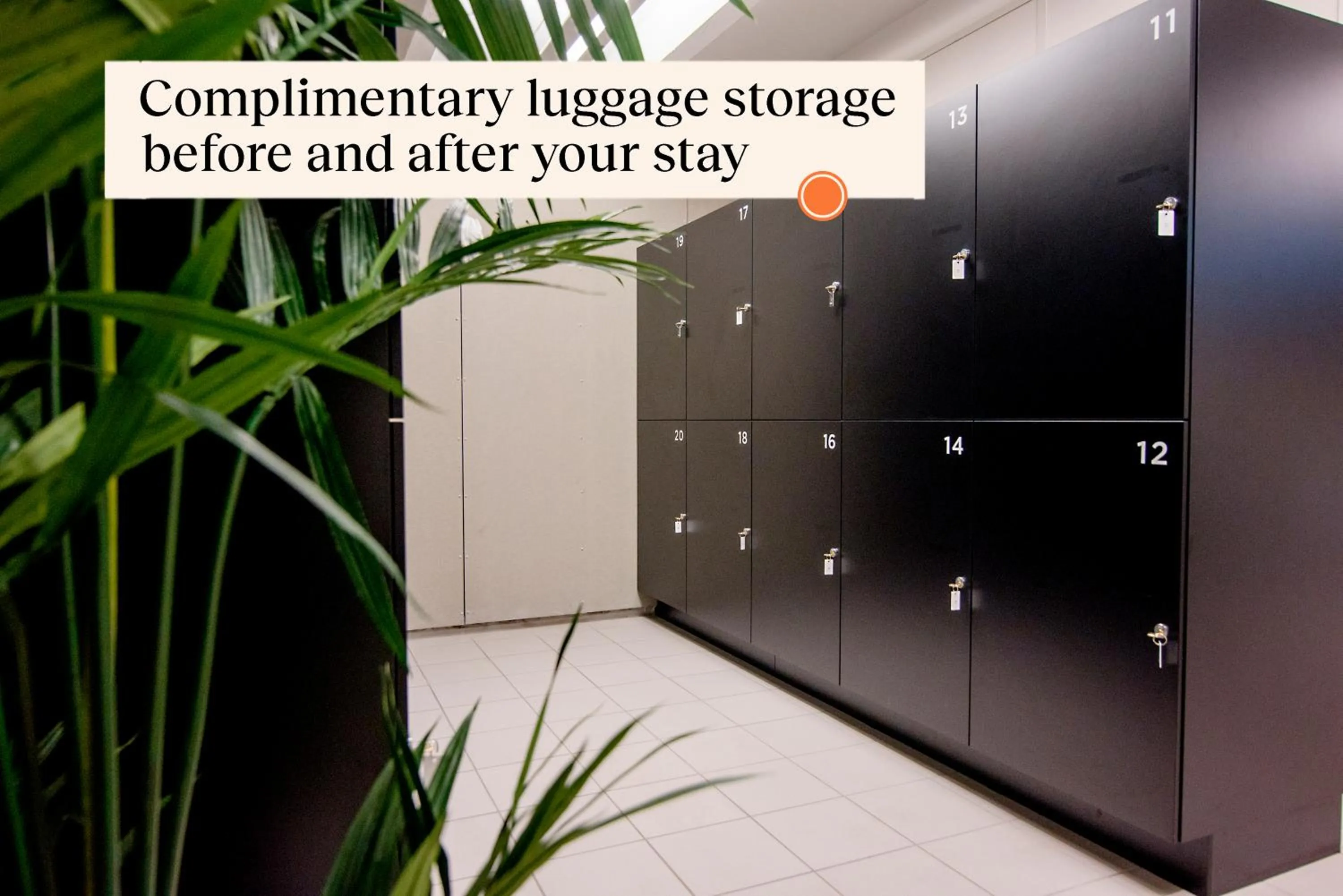 storage in Rosenborg Hotel Apartments