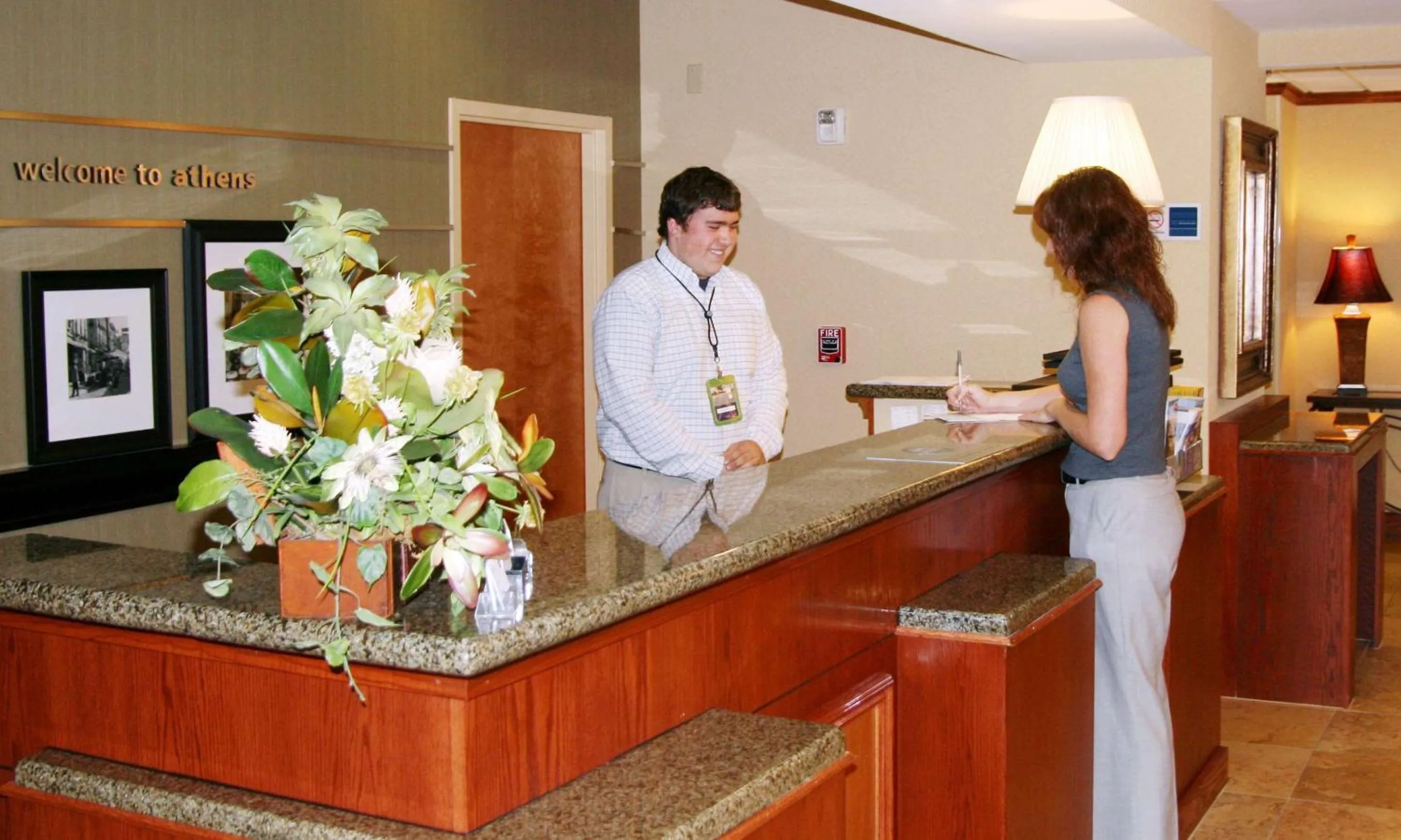 Lobby or reception in Hampton Inn Athens