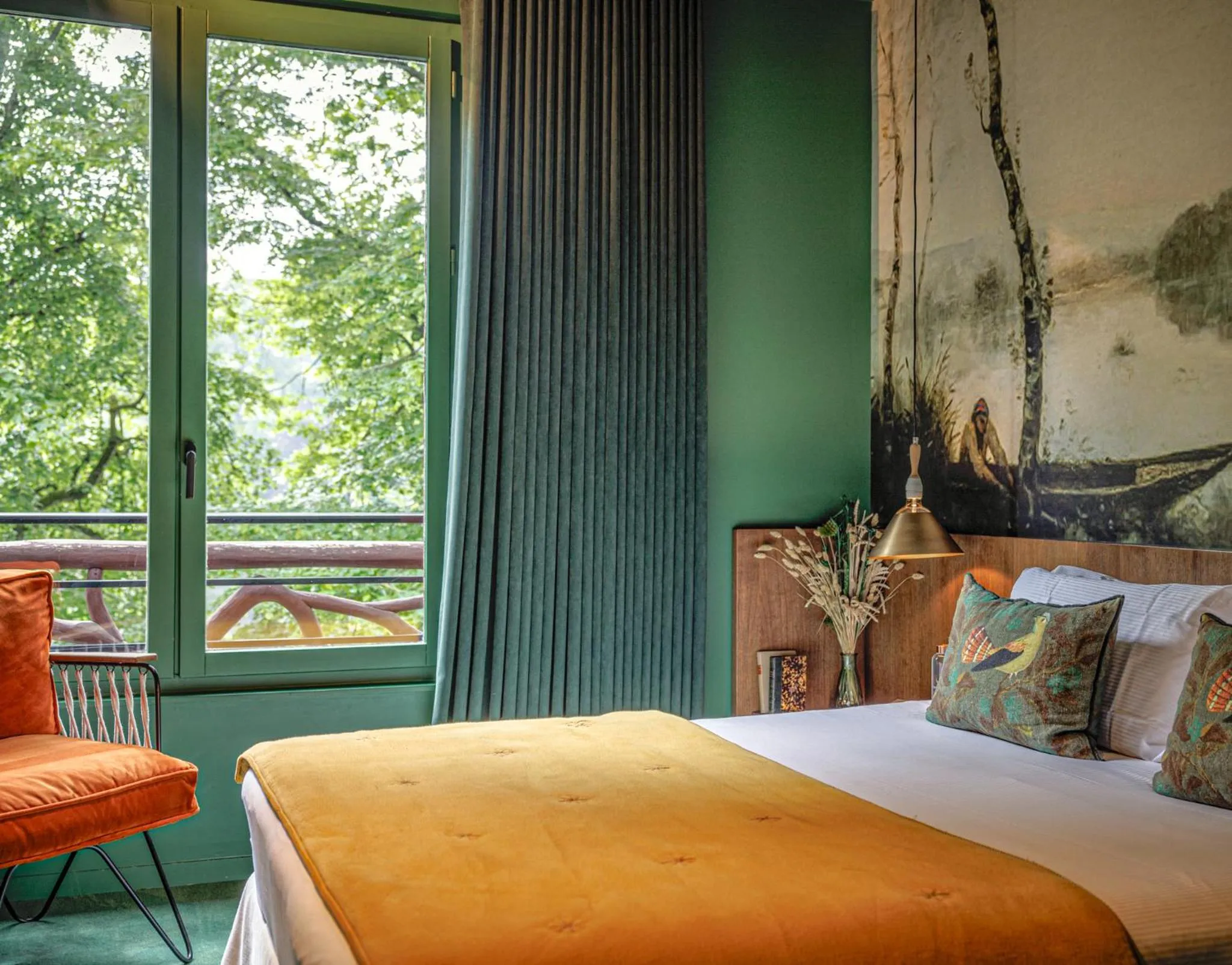 Bedroom, Bed in Les Etangs de Corot