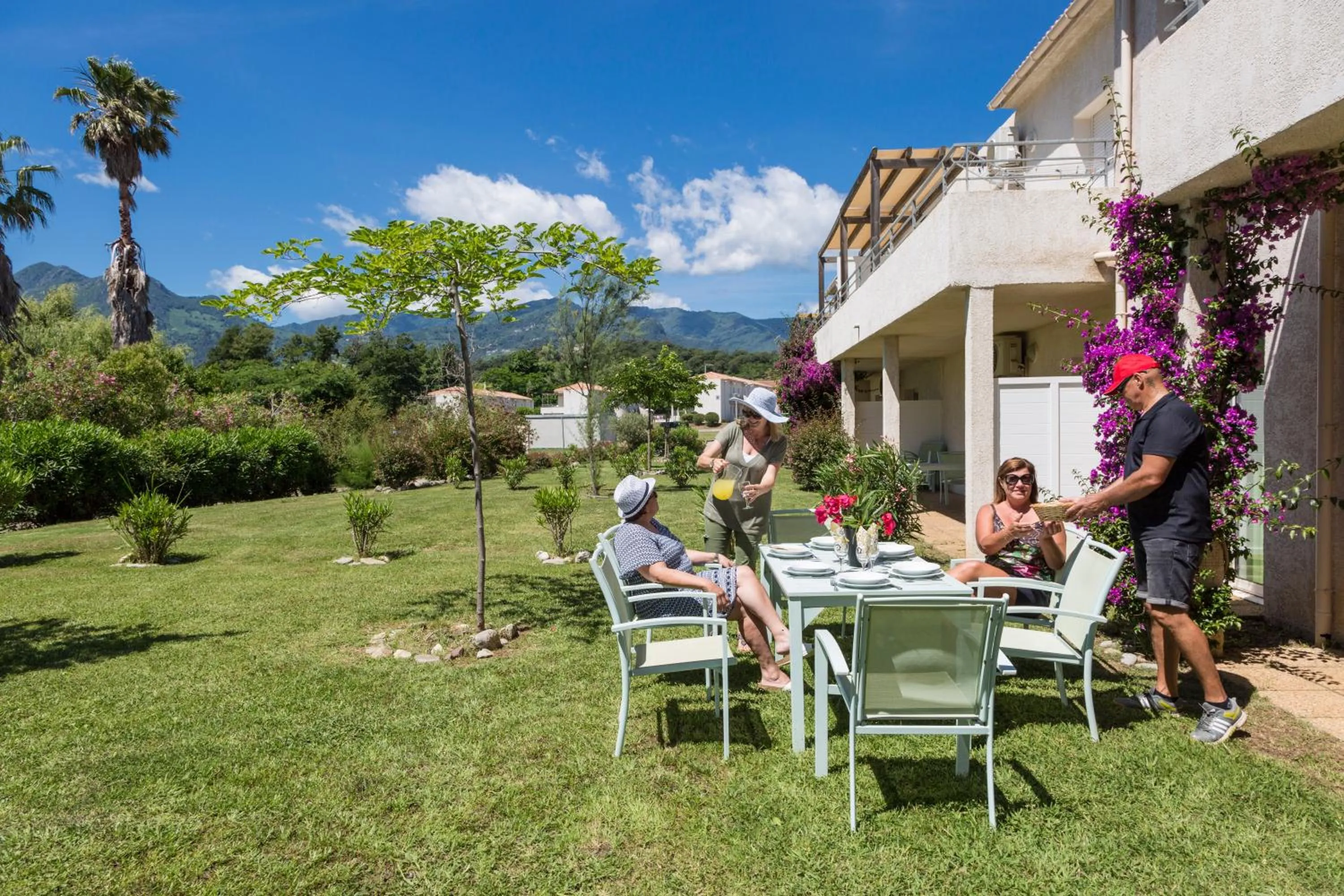 Patio in Résidence Odalys Acqua Bella