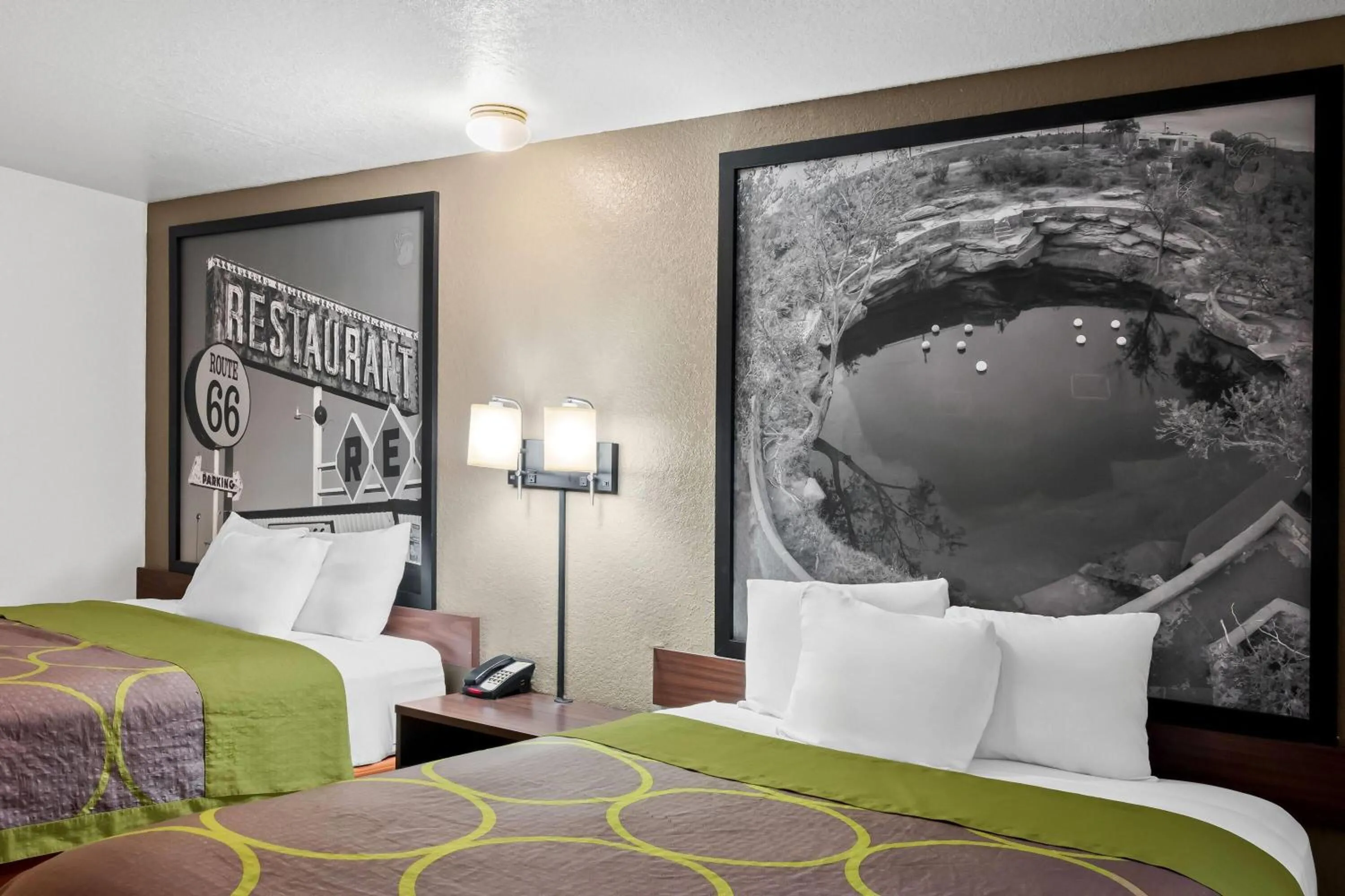 Bed in Super 8 by Wyndham Santa Rosa