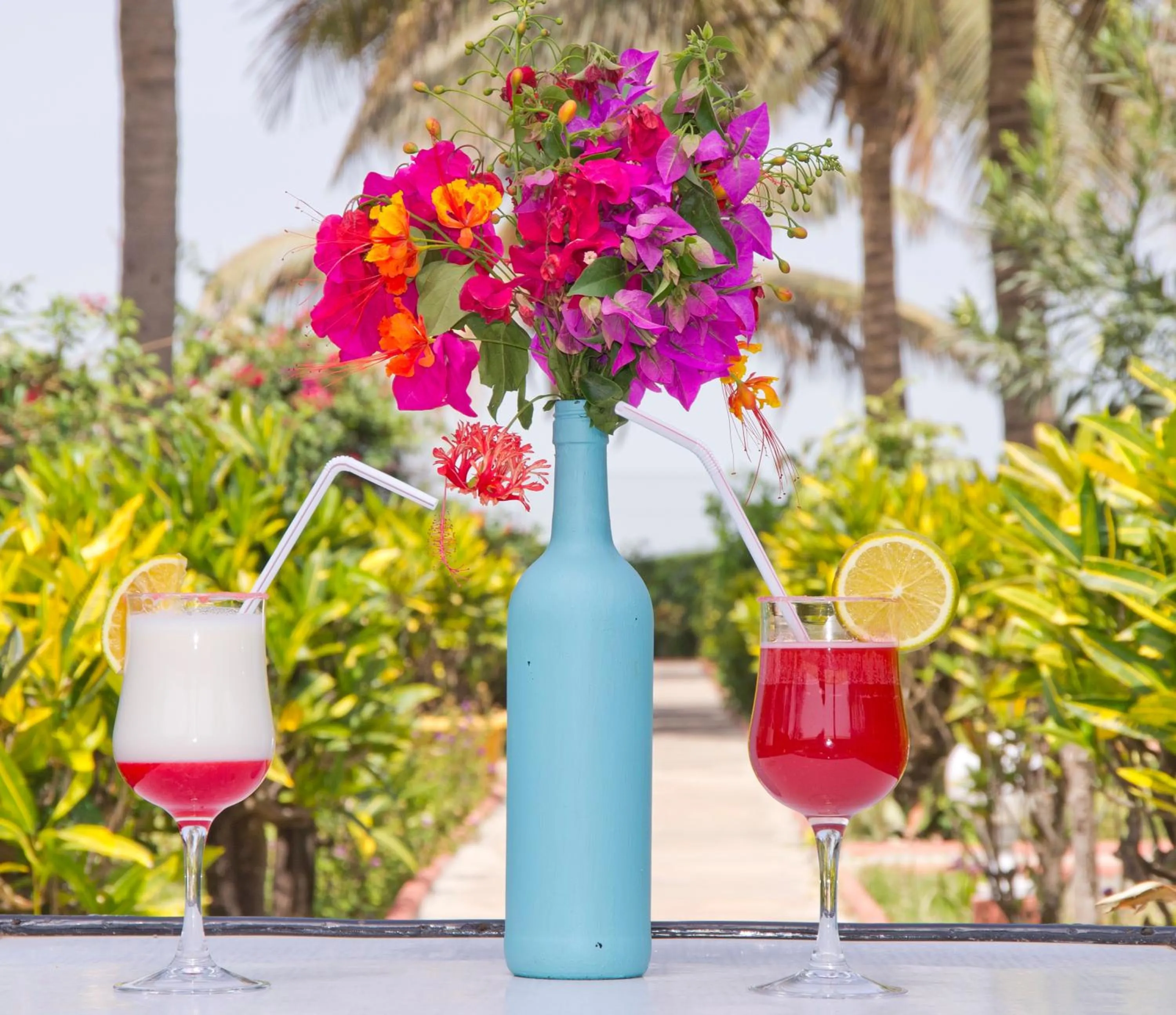 Drinks in Sunset Beach Hotel