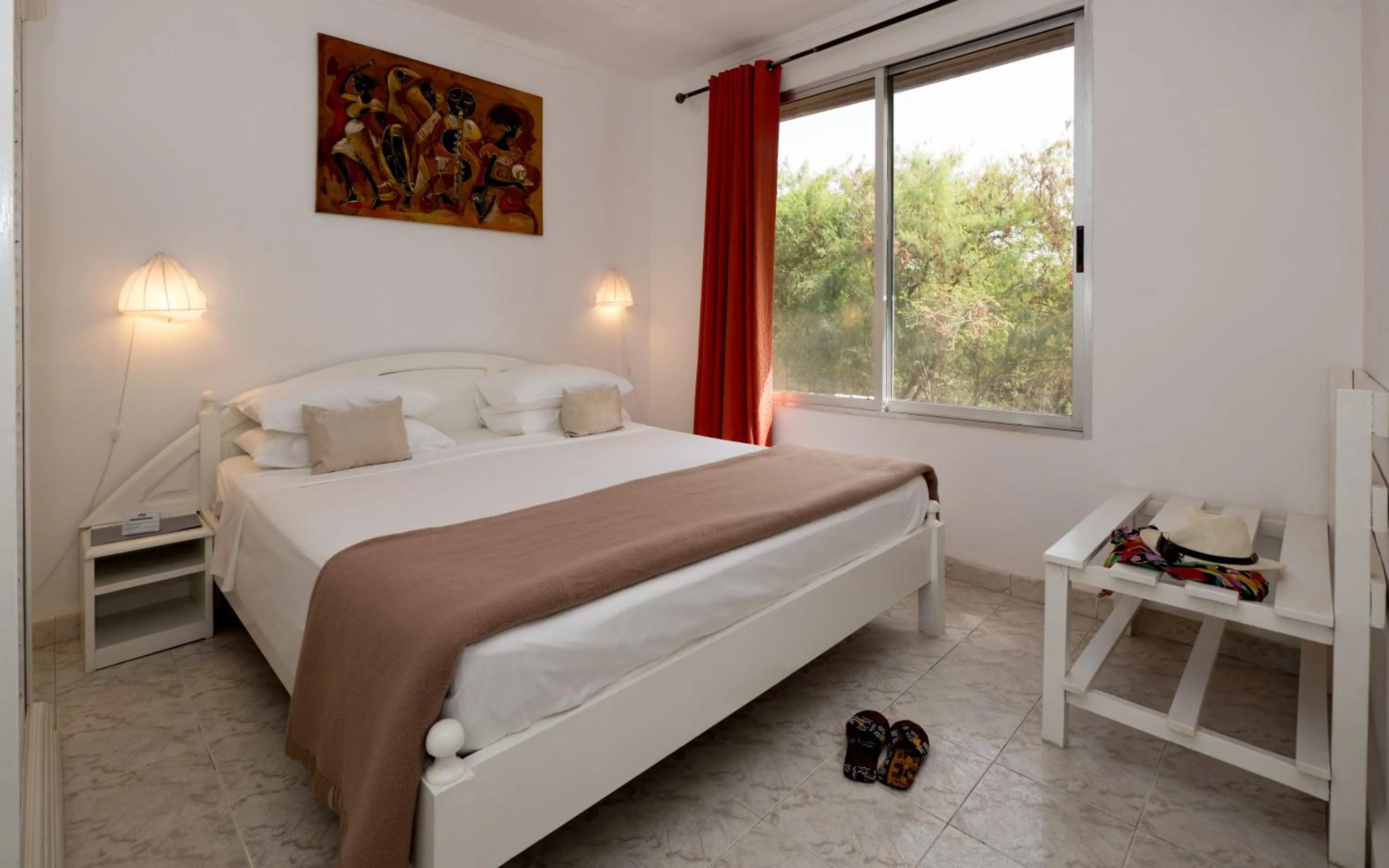 Bed in Sunset Beach Hotel