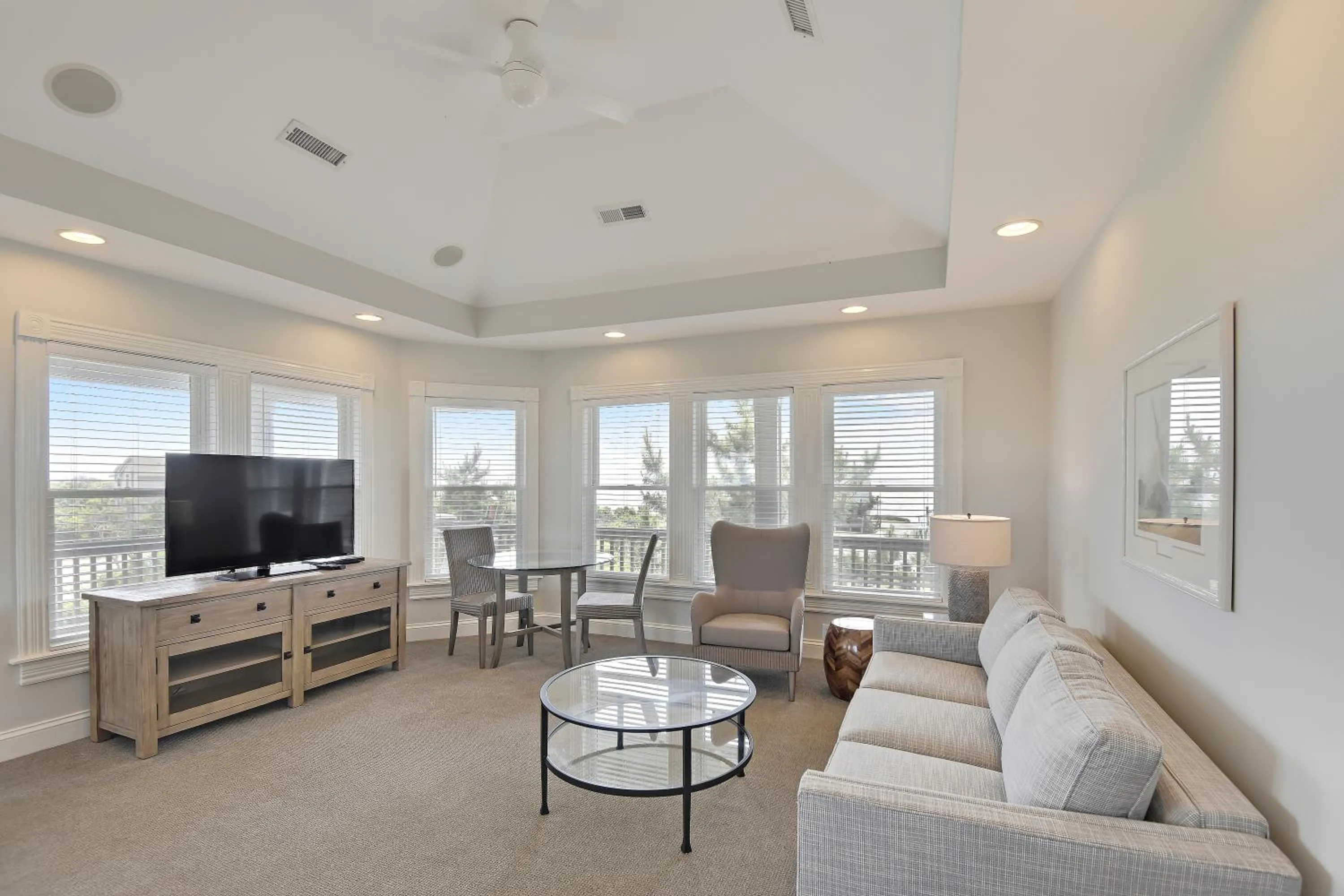 Communal lounge/ TV room in The Sanderling