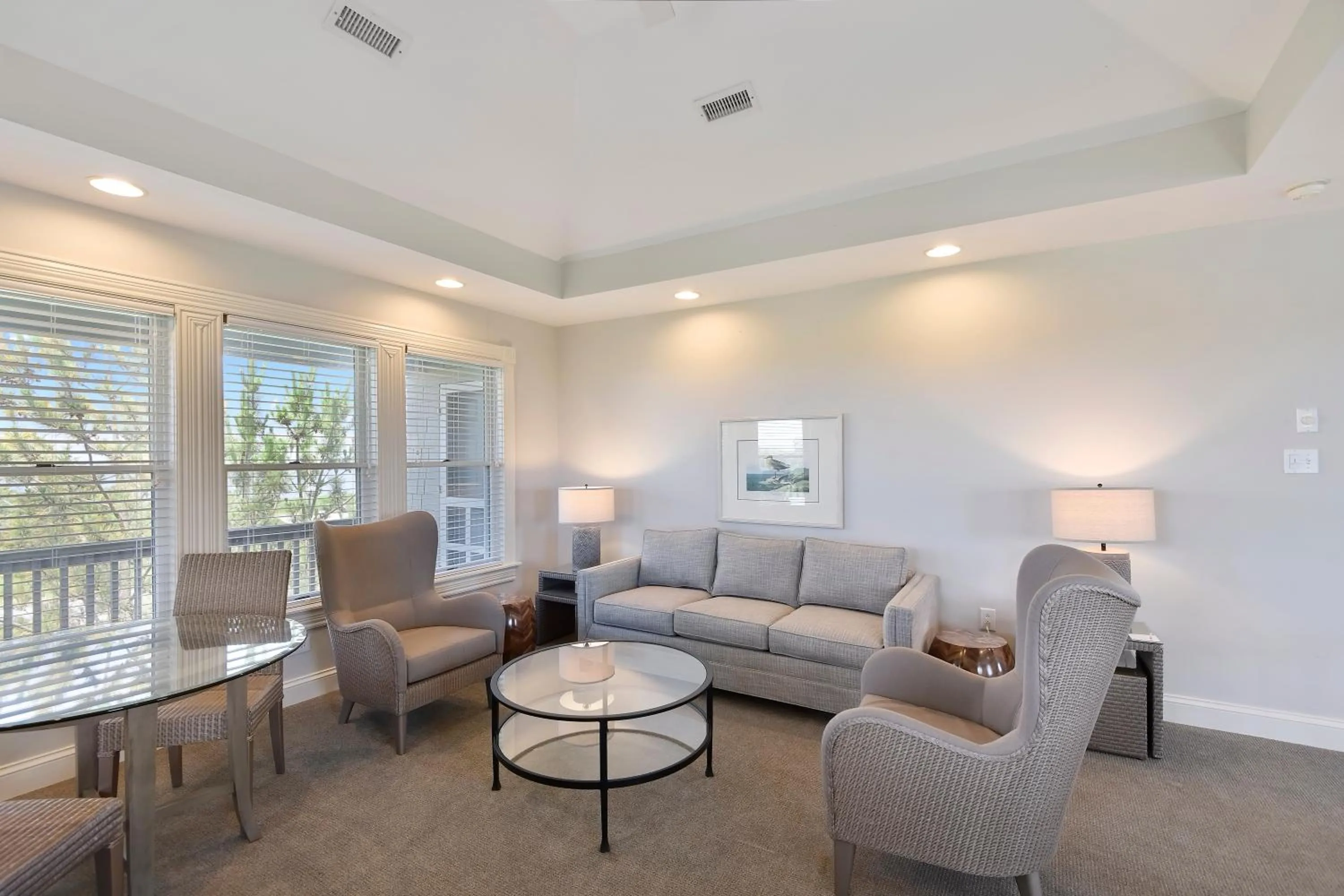 Living room in The Sanderling