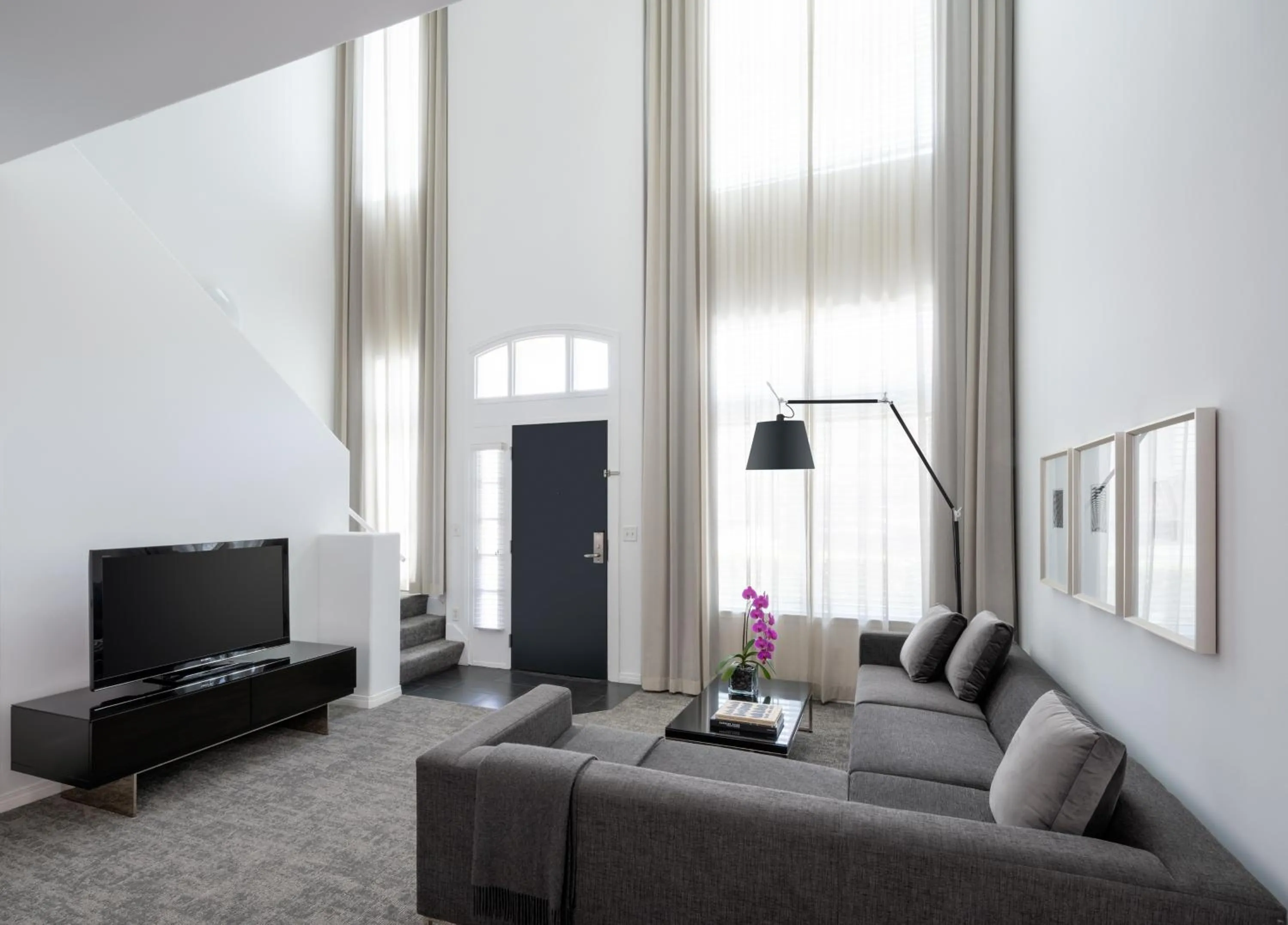 Seating area in AKA Beverly Hills