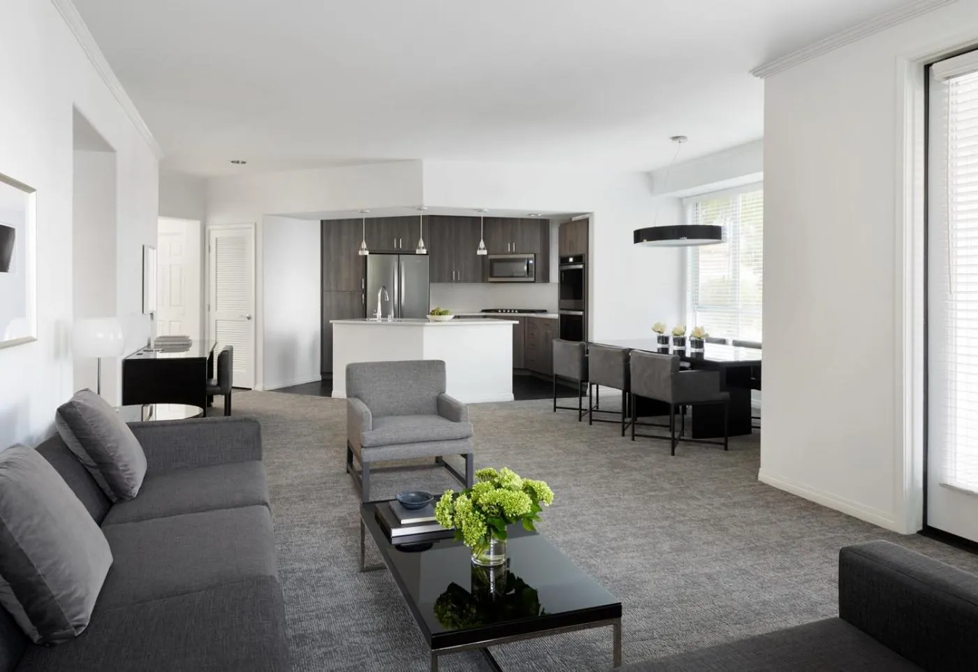 Living room in AKA Beverly Hills