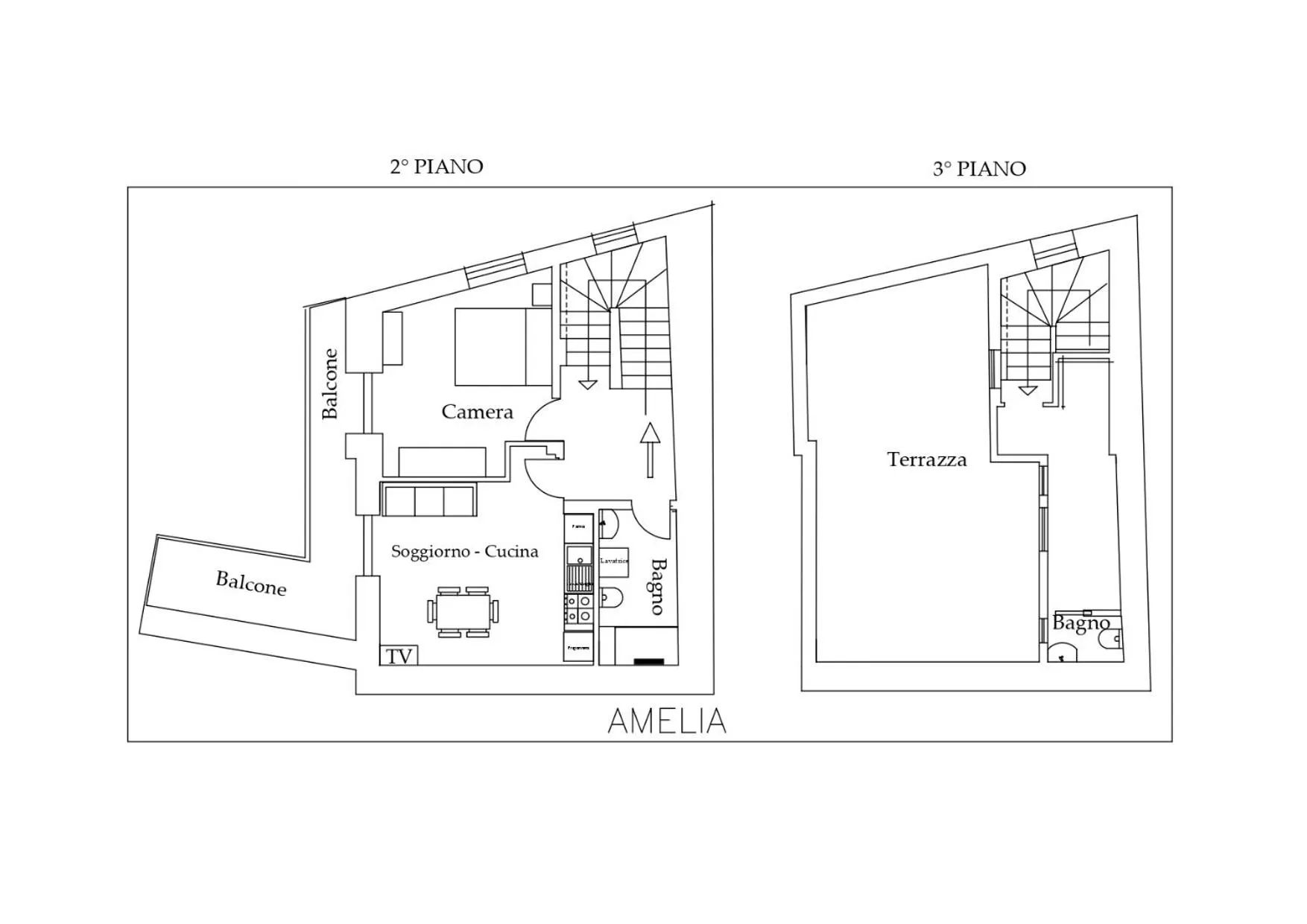 Floor plan in CAV Mameli