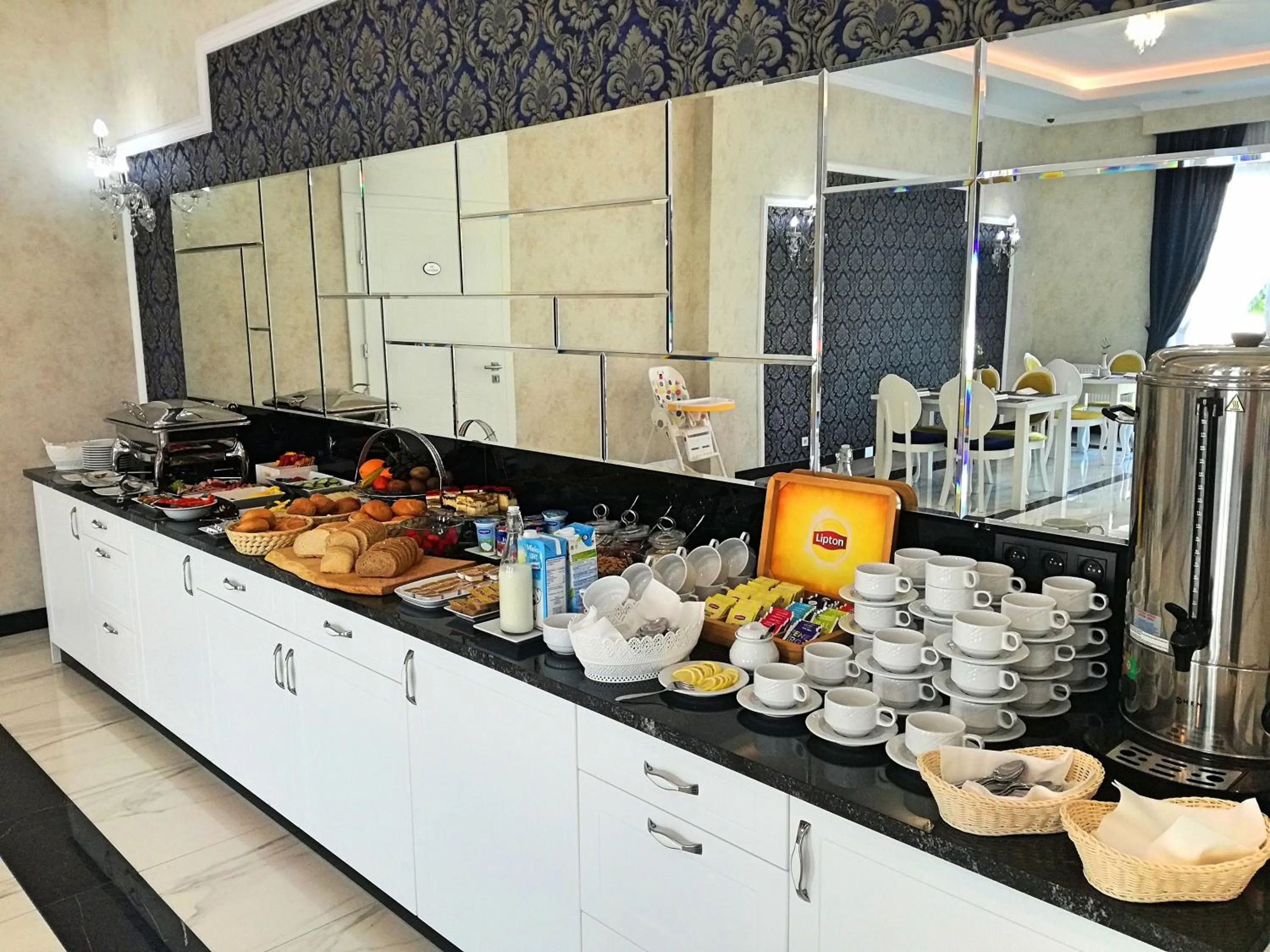 Buffet breakfast in Hotel Lord