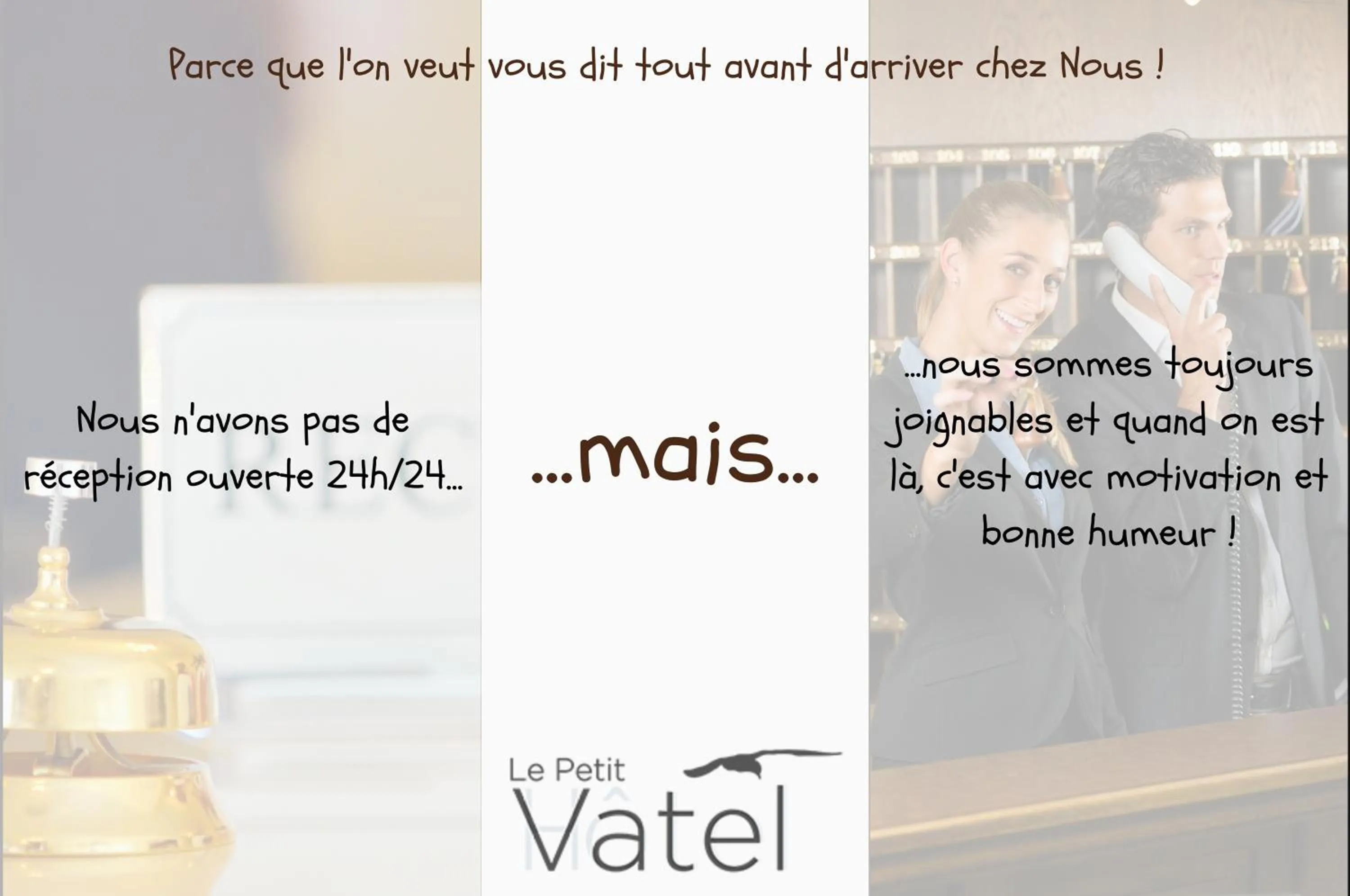 Lobby or reception in Hôtel Le Petit Vatel - Centre ville & Plage