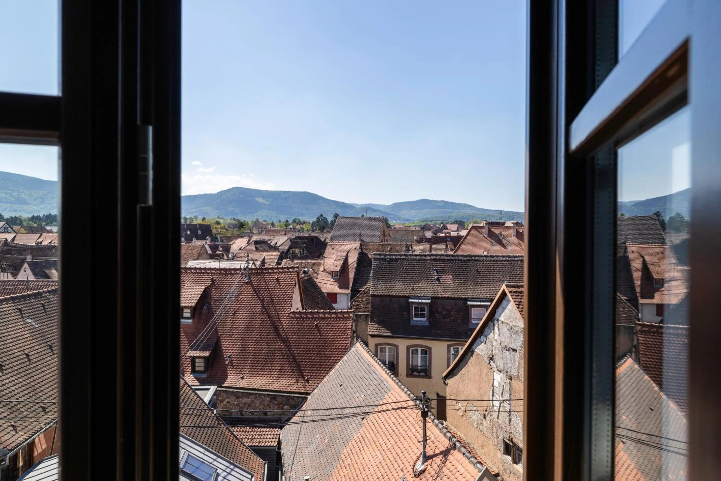 City view in Hotel Le Colombier