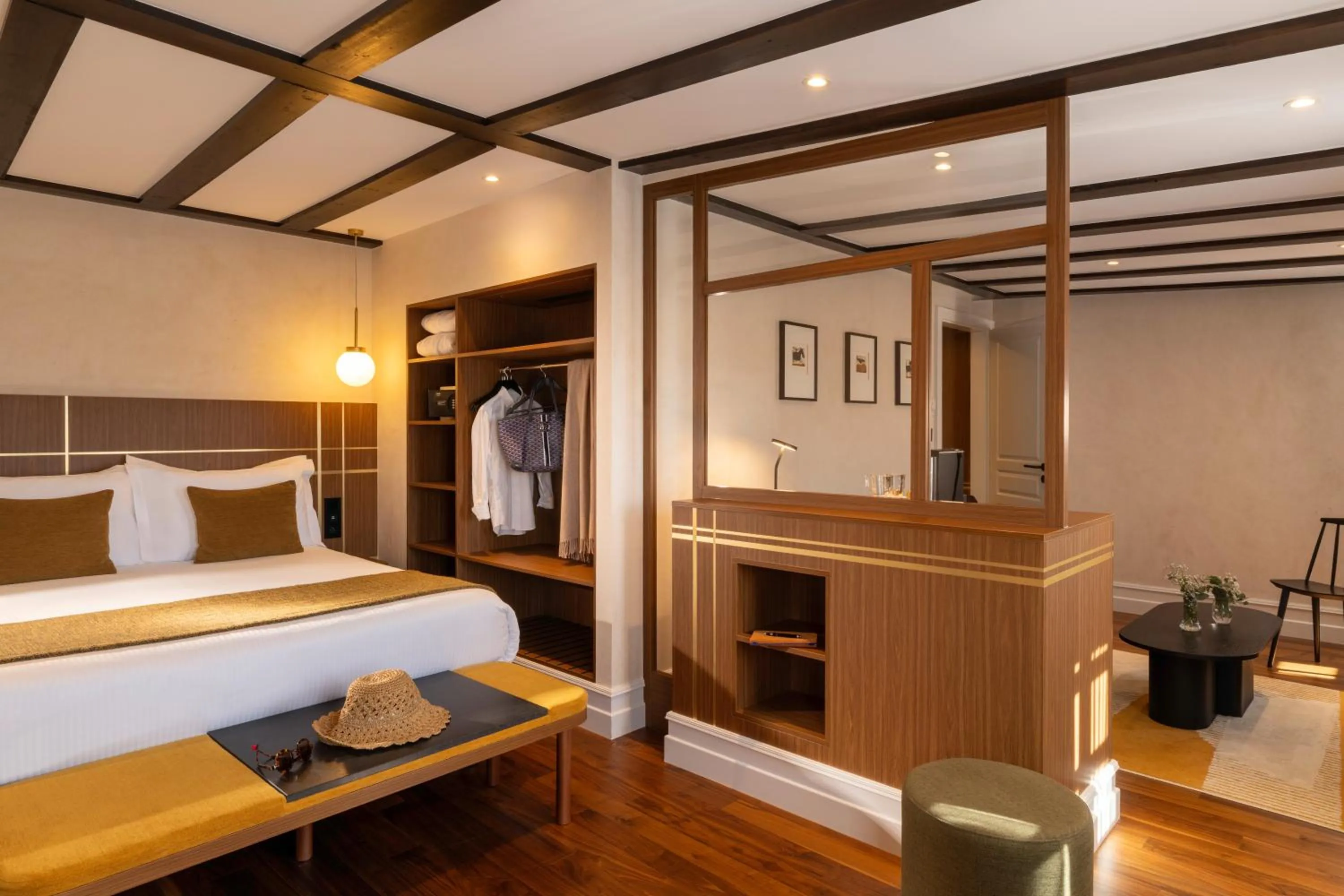 Photo of the whole room, Bed in Hotel Le Colombier