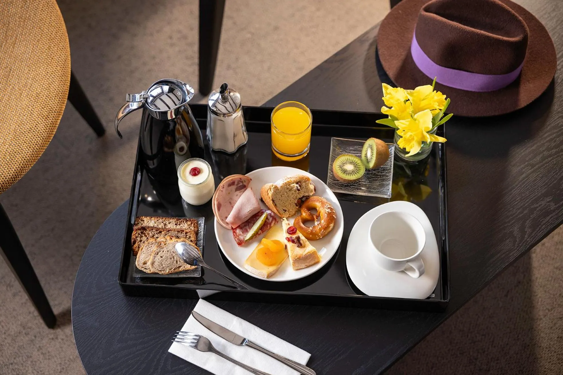 Breakfast in Hotel Le Colombier