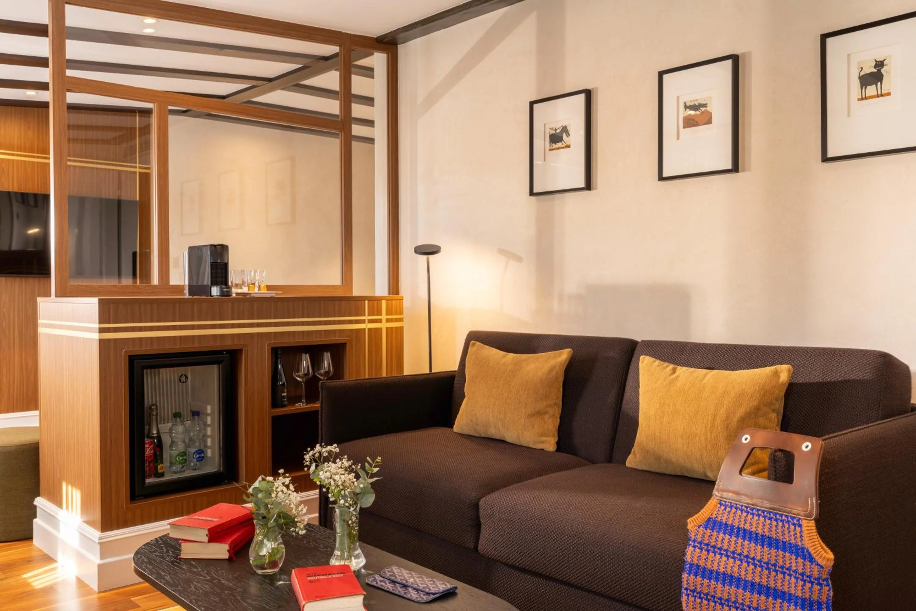 Bed in Hotel Le Colombier