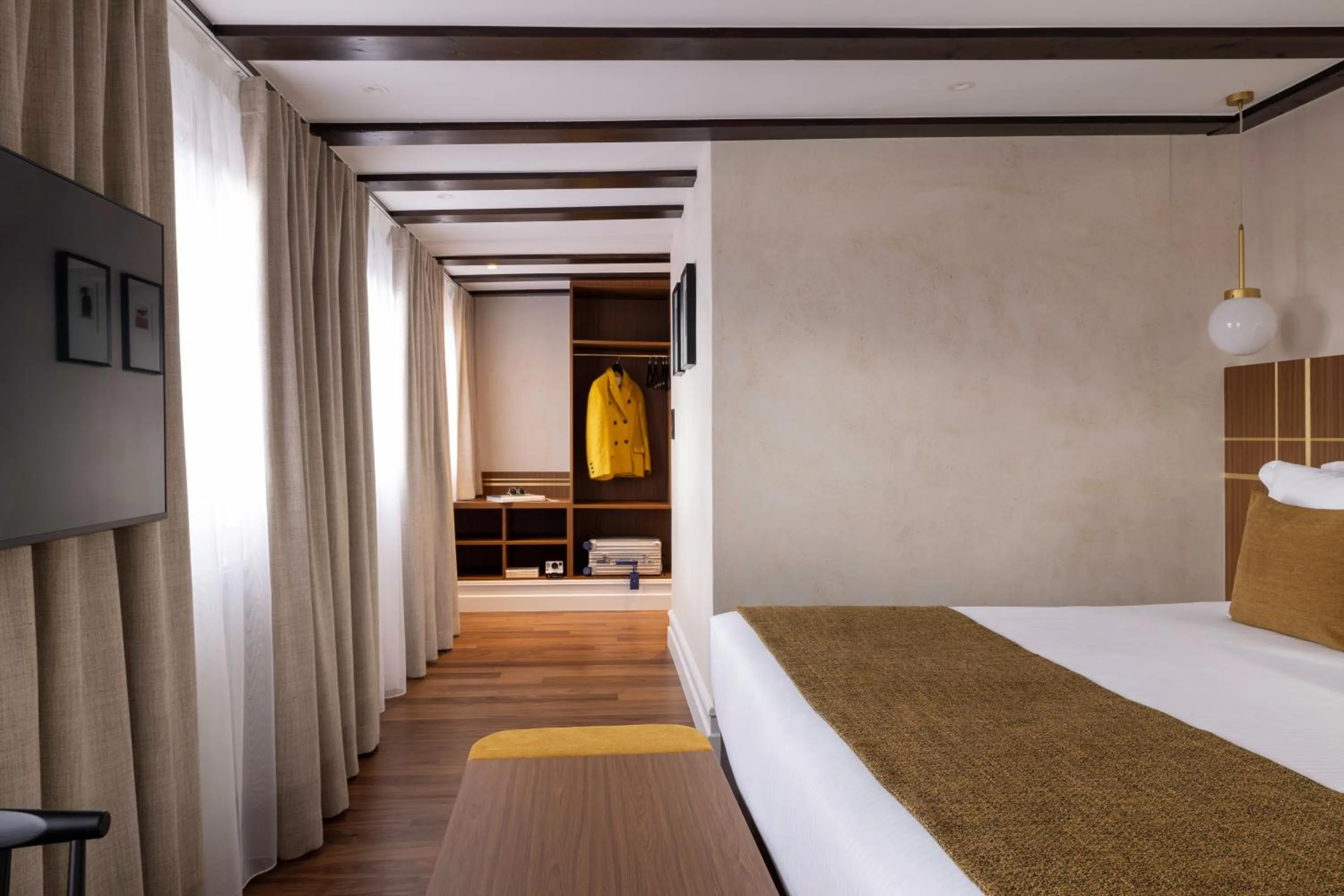 Photo of the whole room, Bed in Hotel Le Colombier