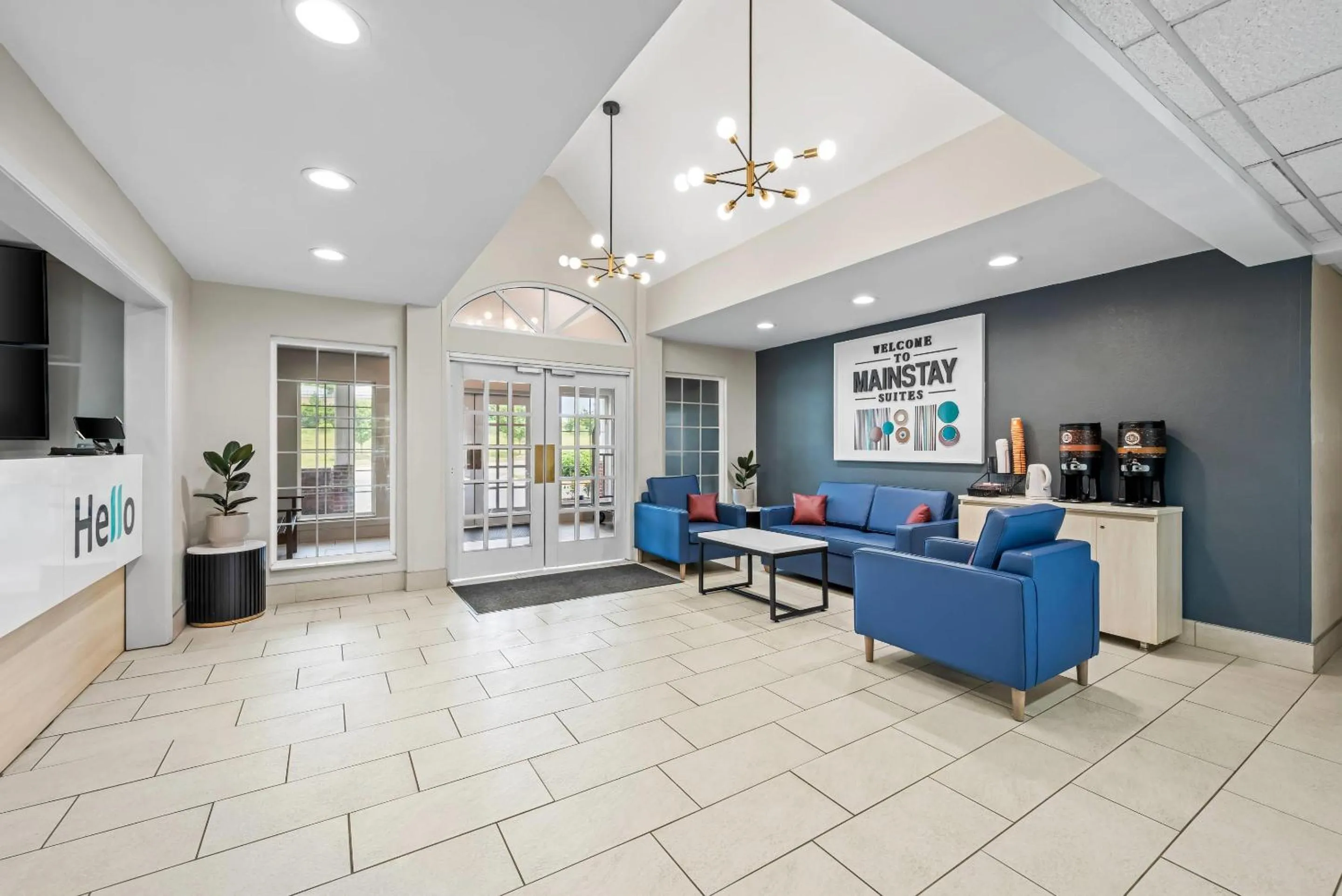 Lobby or reception in MainStay Suites Raleigh North