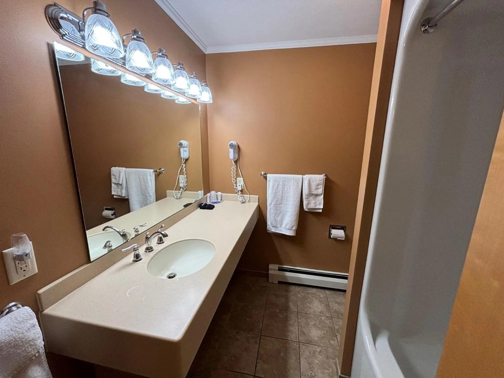 Bathroom in Magnuson Grand Pioneer Inn and Suites