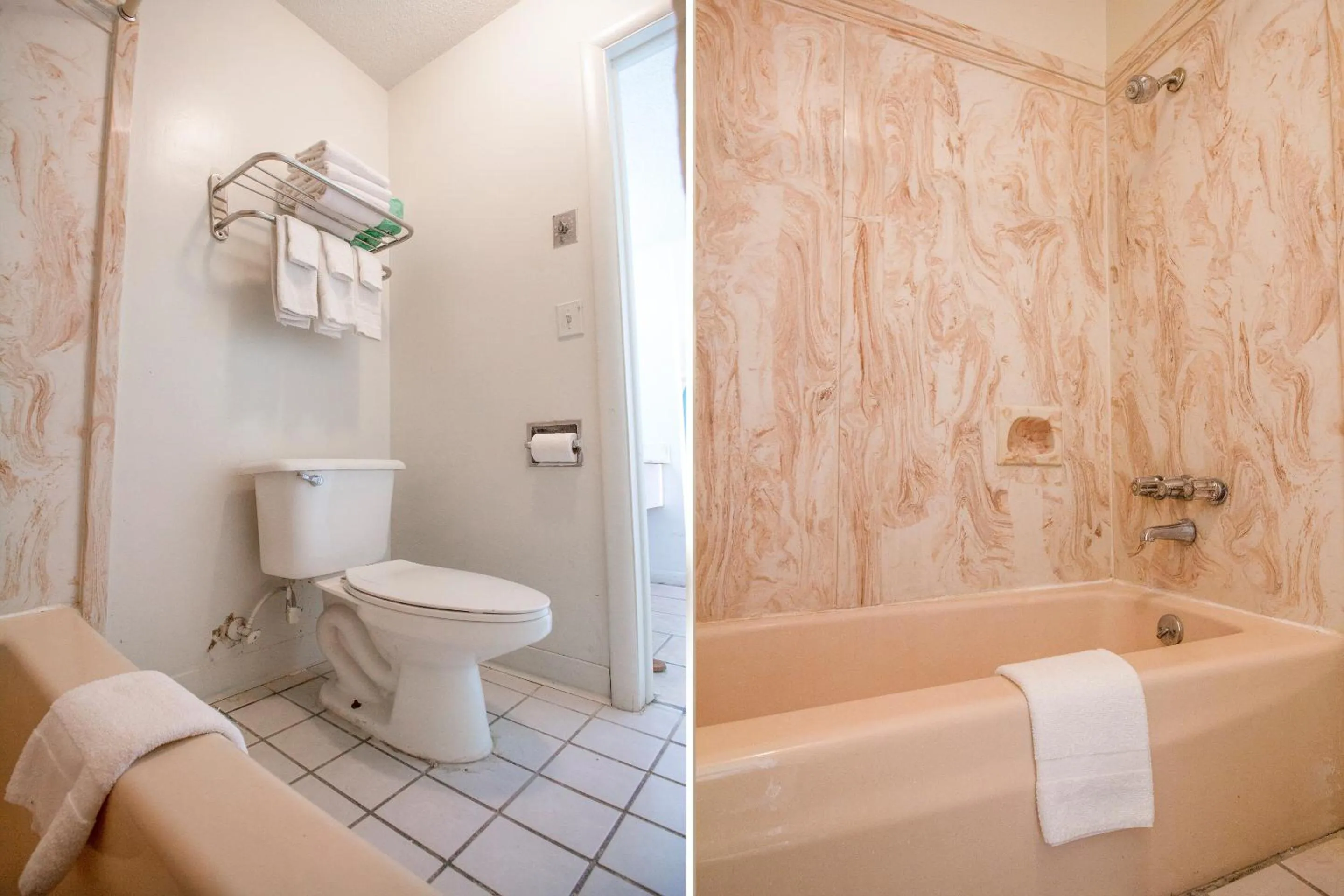 Bathroom in American Best Inn By OYO I-35 Perry near Lake McMurtry