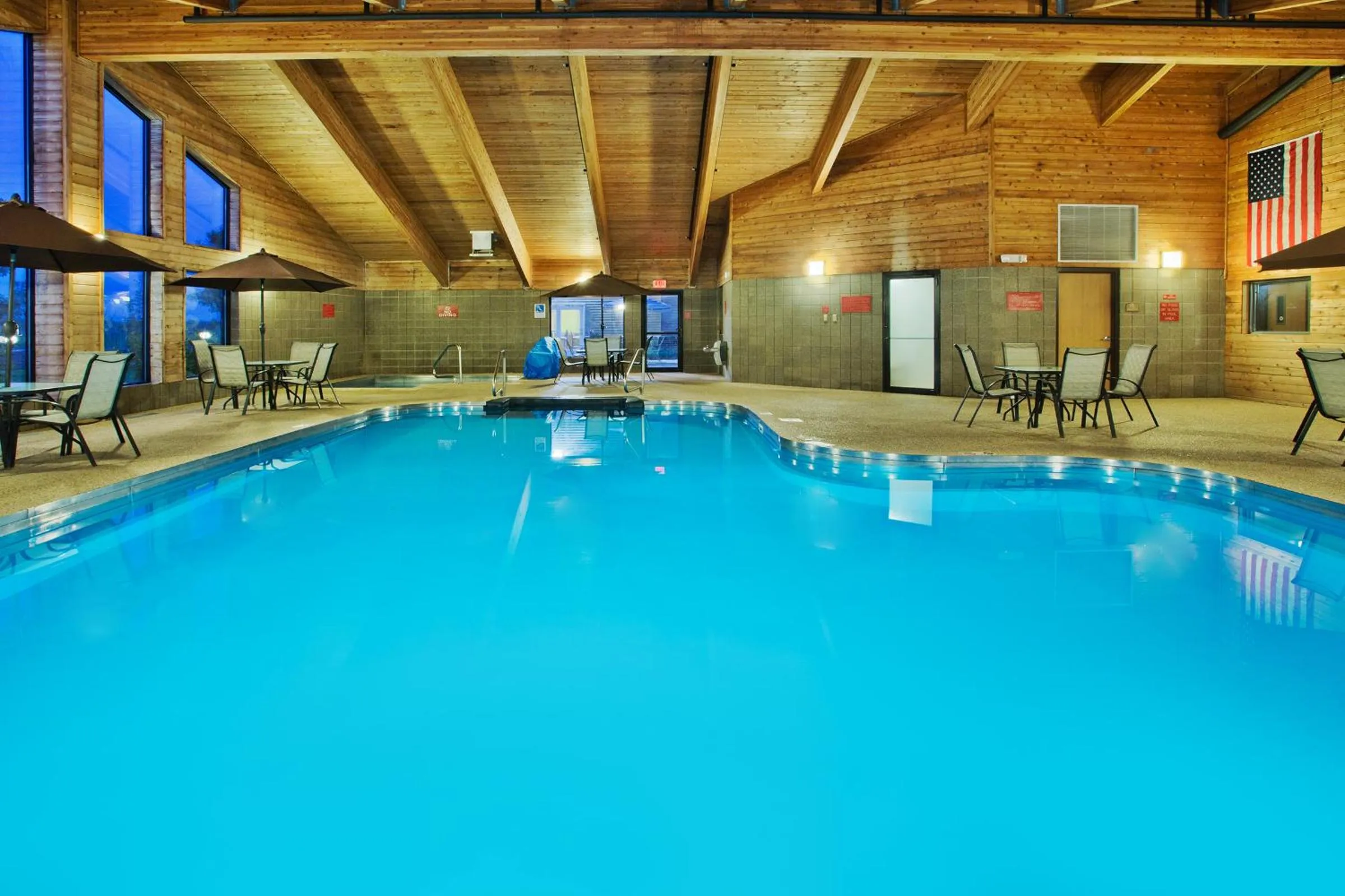 Swimming pool in AmericInn by Wyndham Aberdeen Event Center