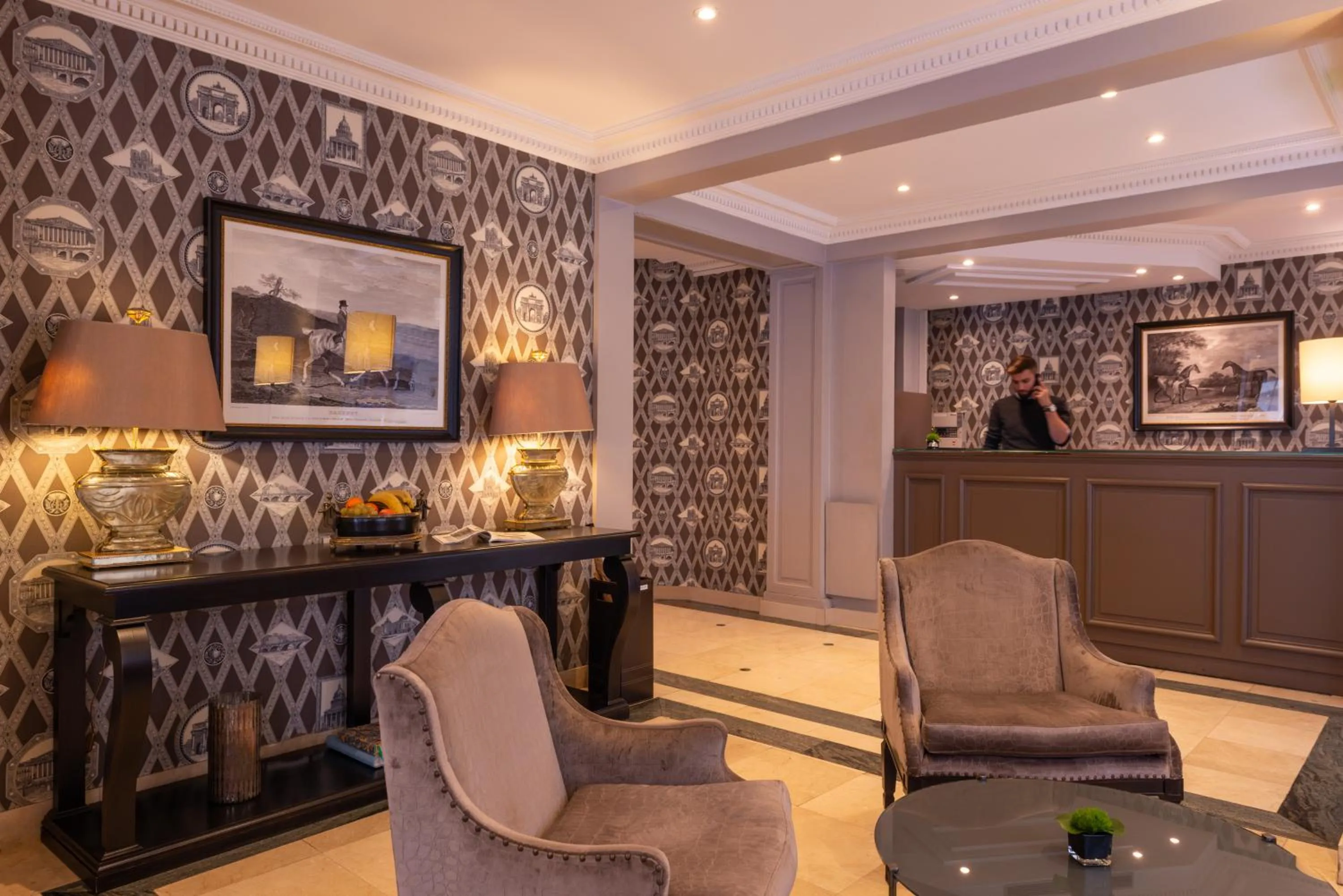 Lobby or reception in Hôtel France d'Antin Opéra