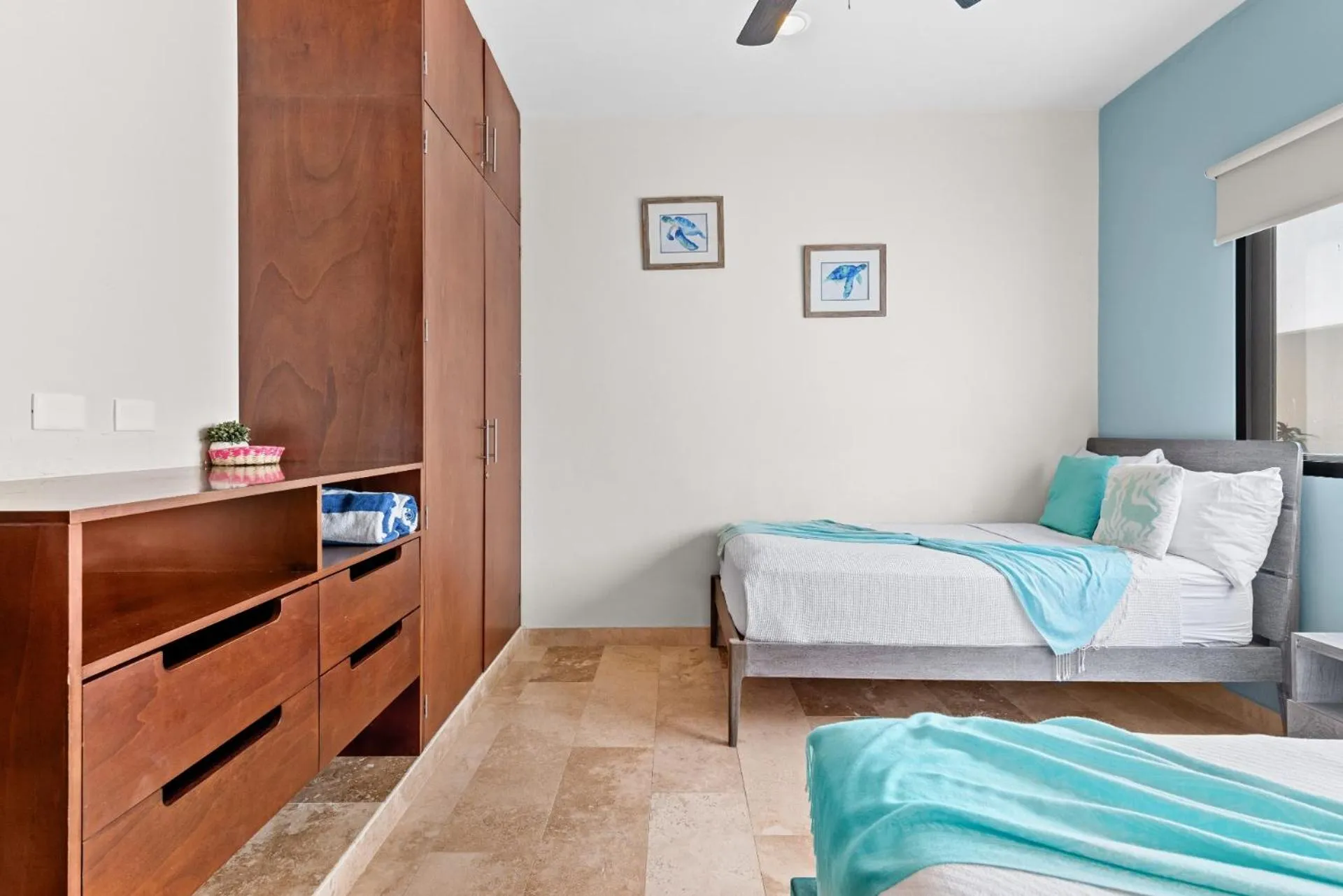 Bedroom, Bed in Luxurious Penthouse with Jungle View & Private Pool