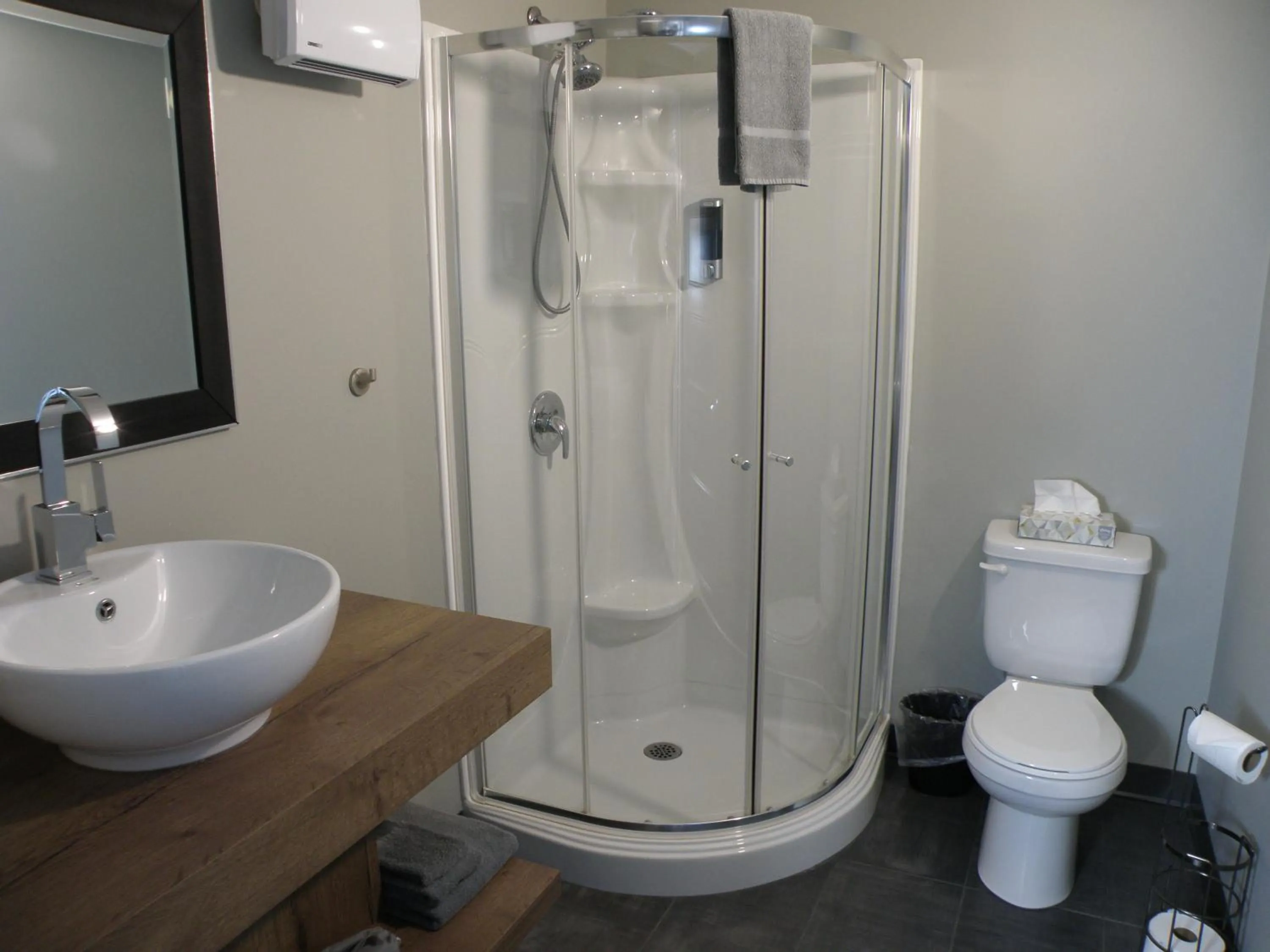 Shower in Motel Hotelia