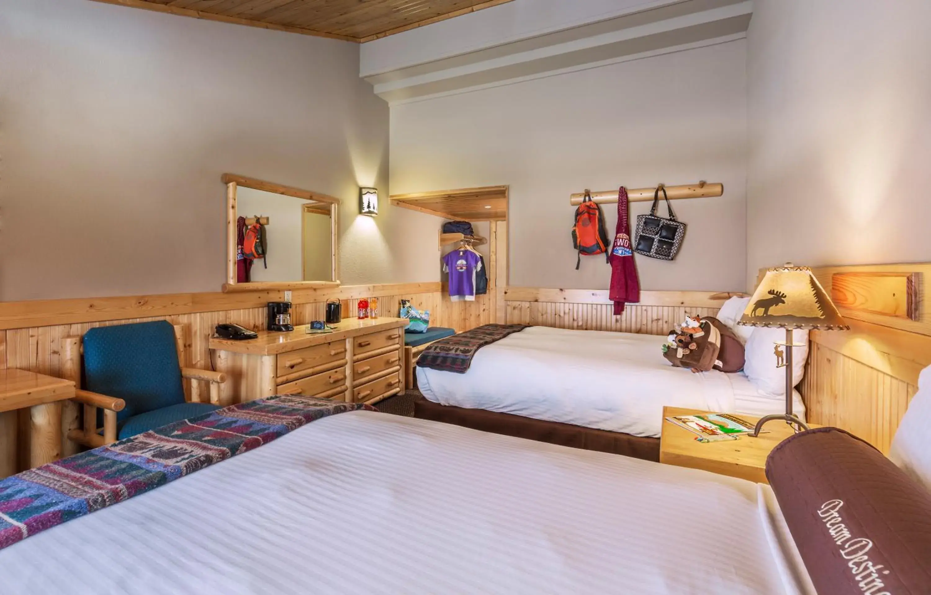 Queen Room with Two Queen Beds - Pets not allowed in Togwotee Mountain Lodge Queen Room with Two Queen Beds - Pets not allowed in Togwotee Mountain Lodge