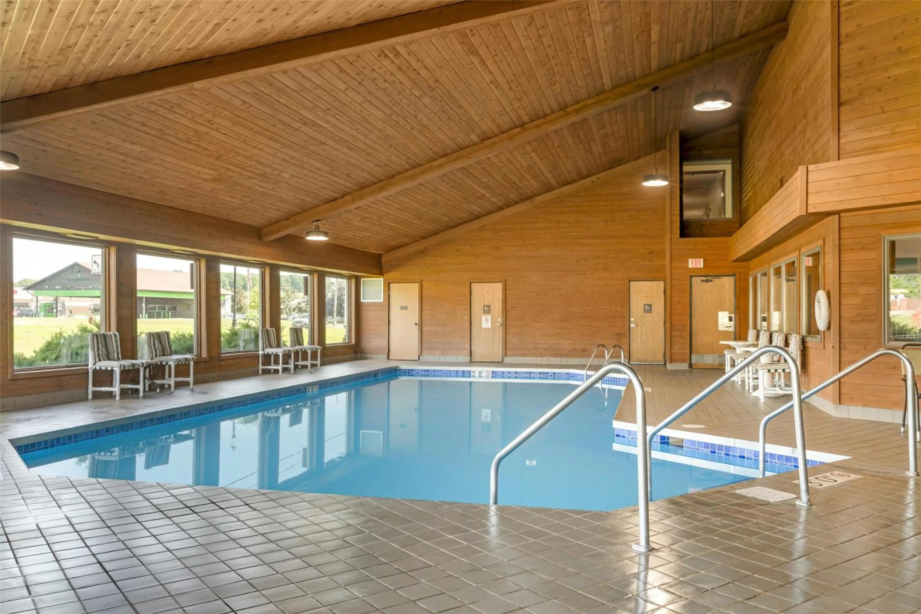 Pool view in Best Western Maritime Inn